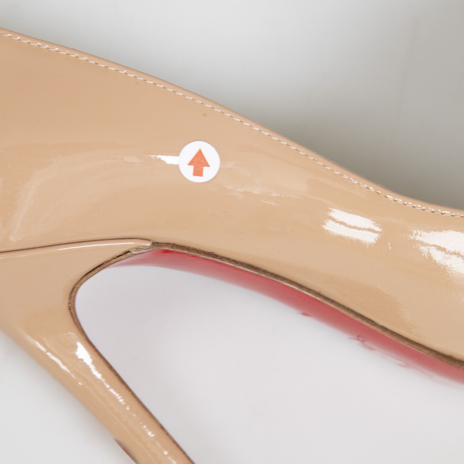 Christian Louboutin Nude Patent Pigalle 120 Pumps Size US 5 / IT 35 - 9 Thumbnail