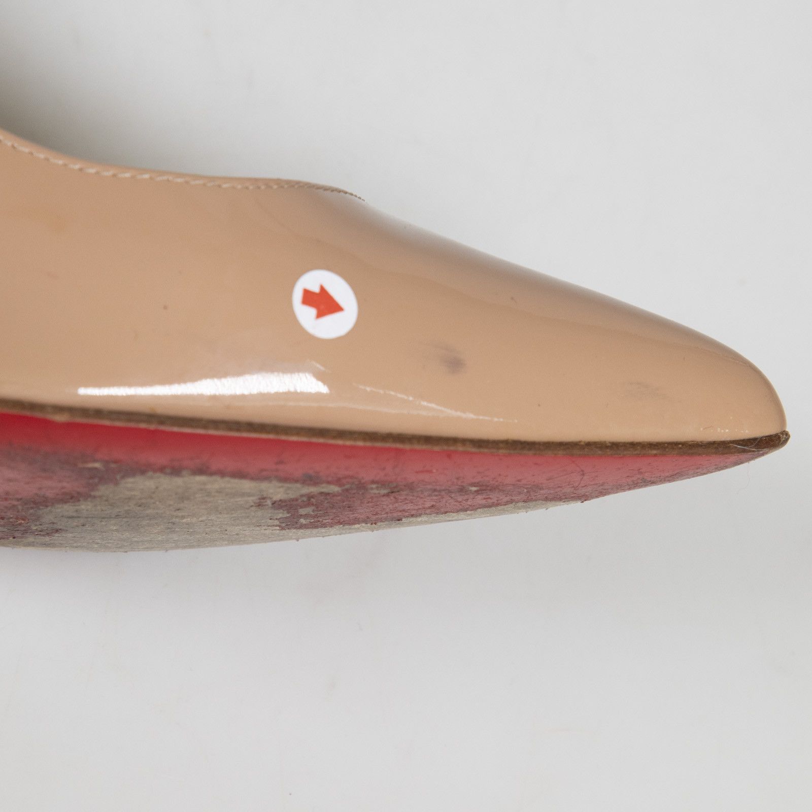 Christian Louboutin Nude Patent Pigalle 120 Pumps Size US 5 / IT 35 - 14 Thumbnail