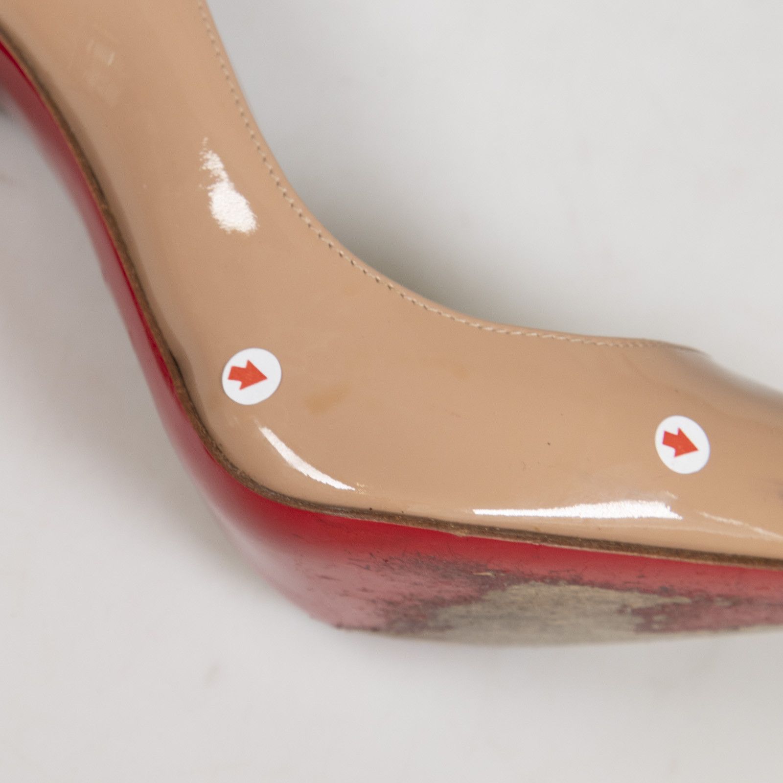 Christian Louboutin Nude Patent Pigalle 120 Pumps Size US 5 / IT 35 - 15 Thumbnail