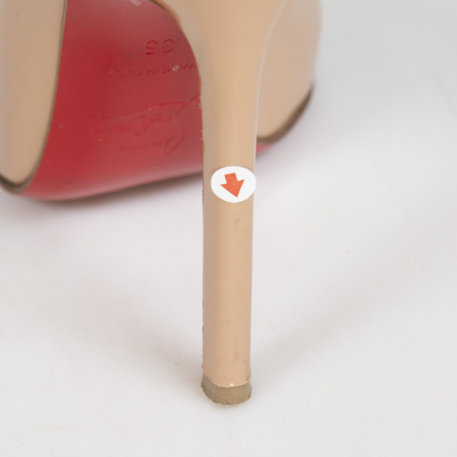 Christian Louboutin Nude Patent Pigalle 120 Pumps Size US 5 / IT 35 - 7 Thumbnail
