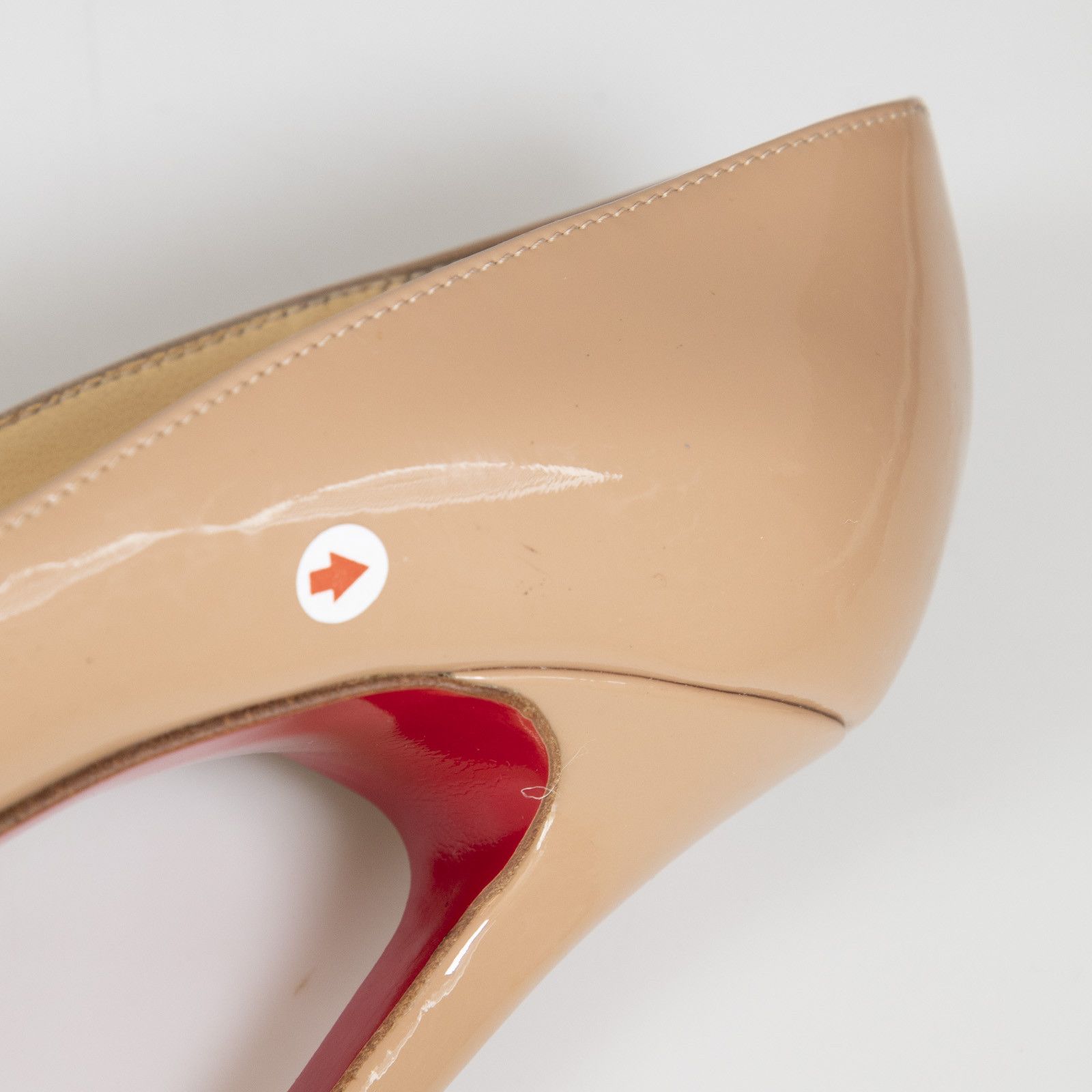 Christian Louboutin Nude Patent Pigalle 120 Pumps Size US 5 / IT 35 - 10 Thumbnail