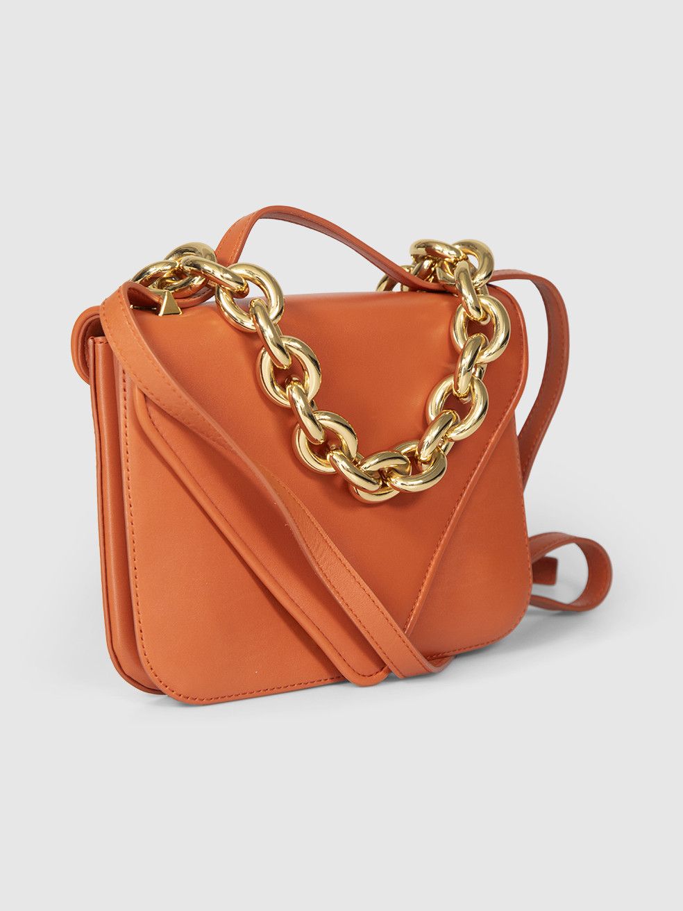 Bottega Veneta Brown Leather Mount Chain Shoulder Bag Size ONE SIZE - 4 Thumbnail
