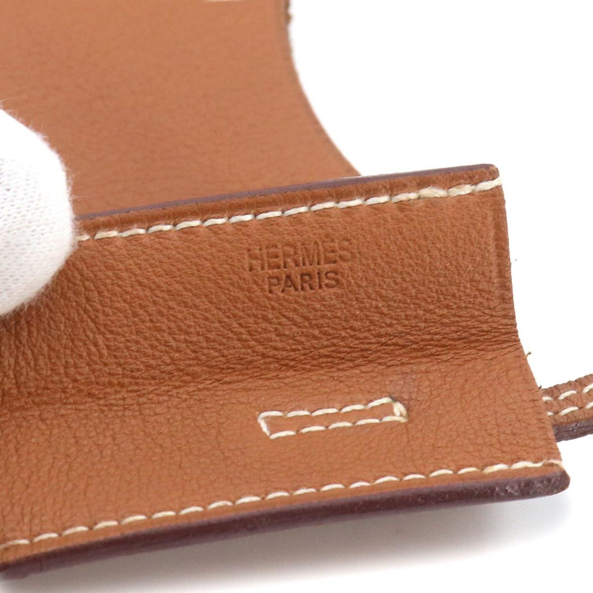 Hermes Hermes Onimaitou 2 PM Shoulder Handbag Pochette Swift Leather Gold □K Stamp Size ONE SIZE - 9 Thumbnail