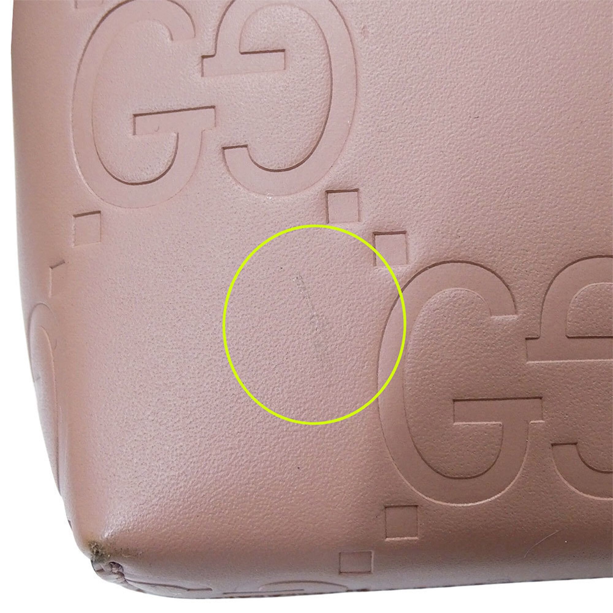 Gucci Gucci Women's Handbag, Brand Handbag/Shoulder Bag, 2-way, Shima Leather, Super Mini Pink, 790133 Size ONE SIZE - 10 Thumbnail