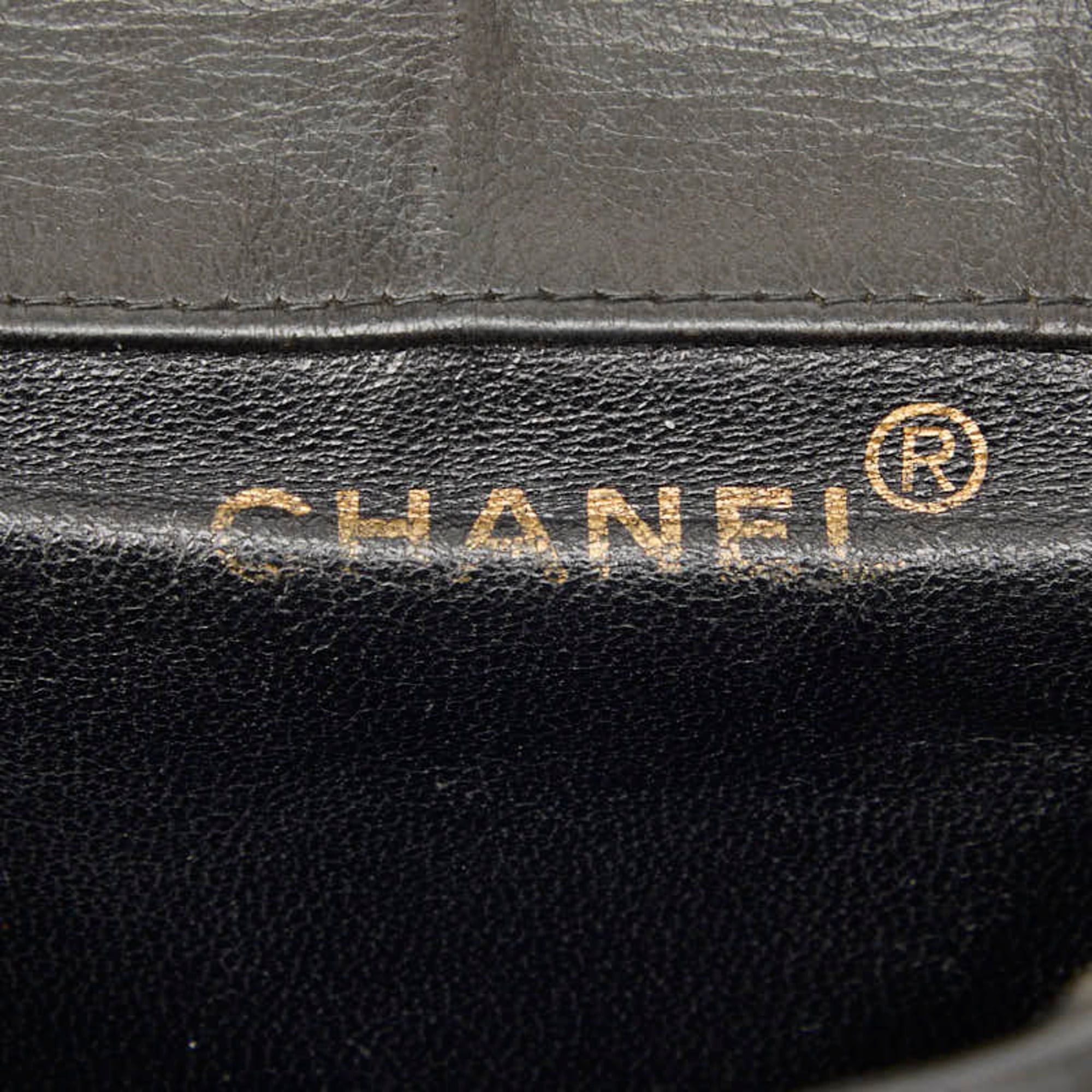 Chanel Chanel Matelassé Coco Mark Chain Backpack Daypack Black Lambskin Women's CHANEL Size ONE SIZE - 13 Thumbnail