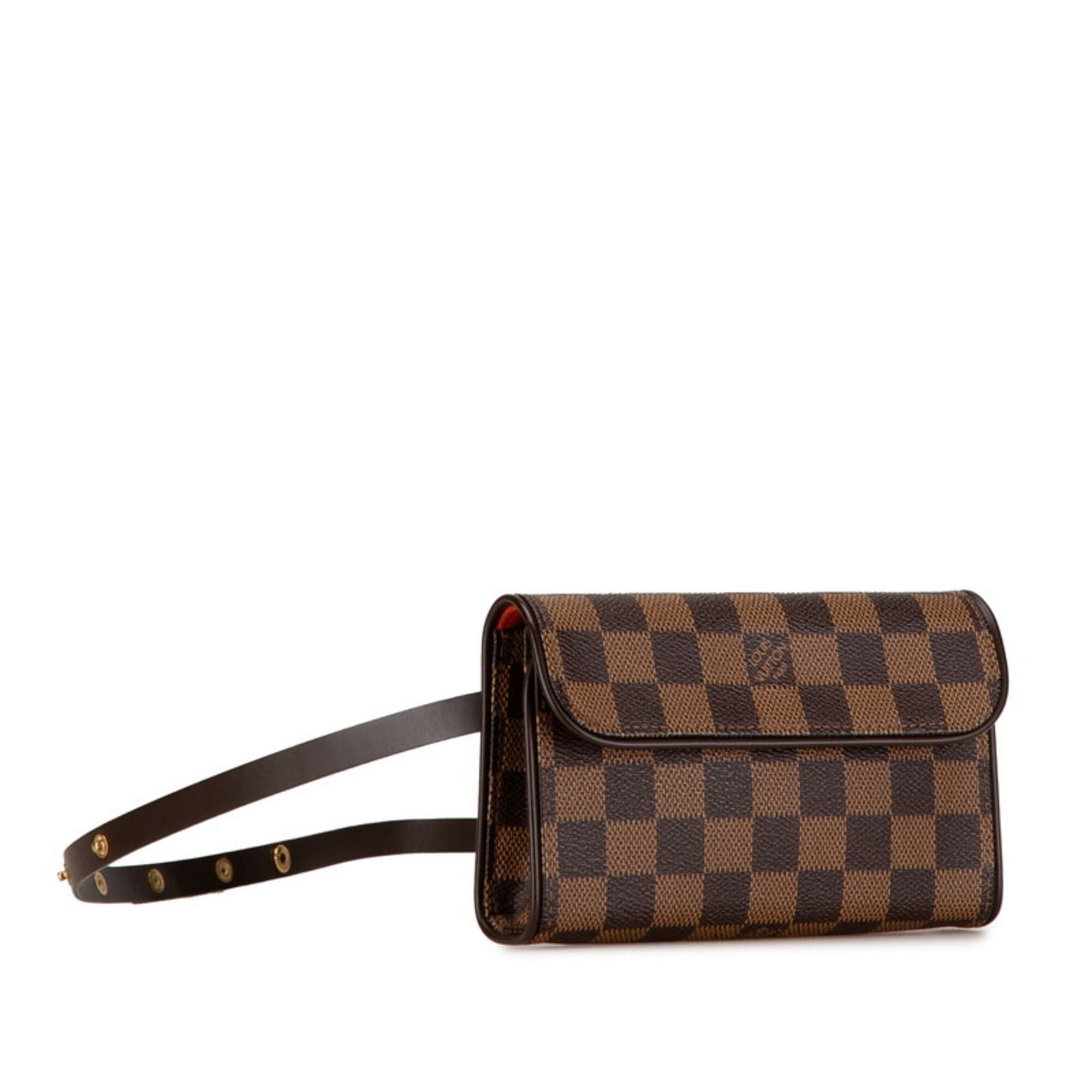 Louis Vuitton Louis Vuitton Damier Florentine Pochette Waist Bag/Waist Pouch N51856 Brown Leather Women's LOUIS VUITTON Size ONE SIZE - 2 Thumbnail