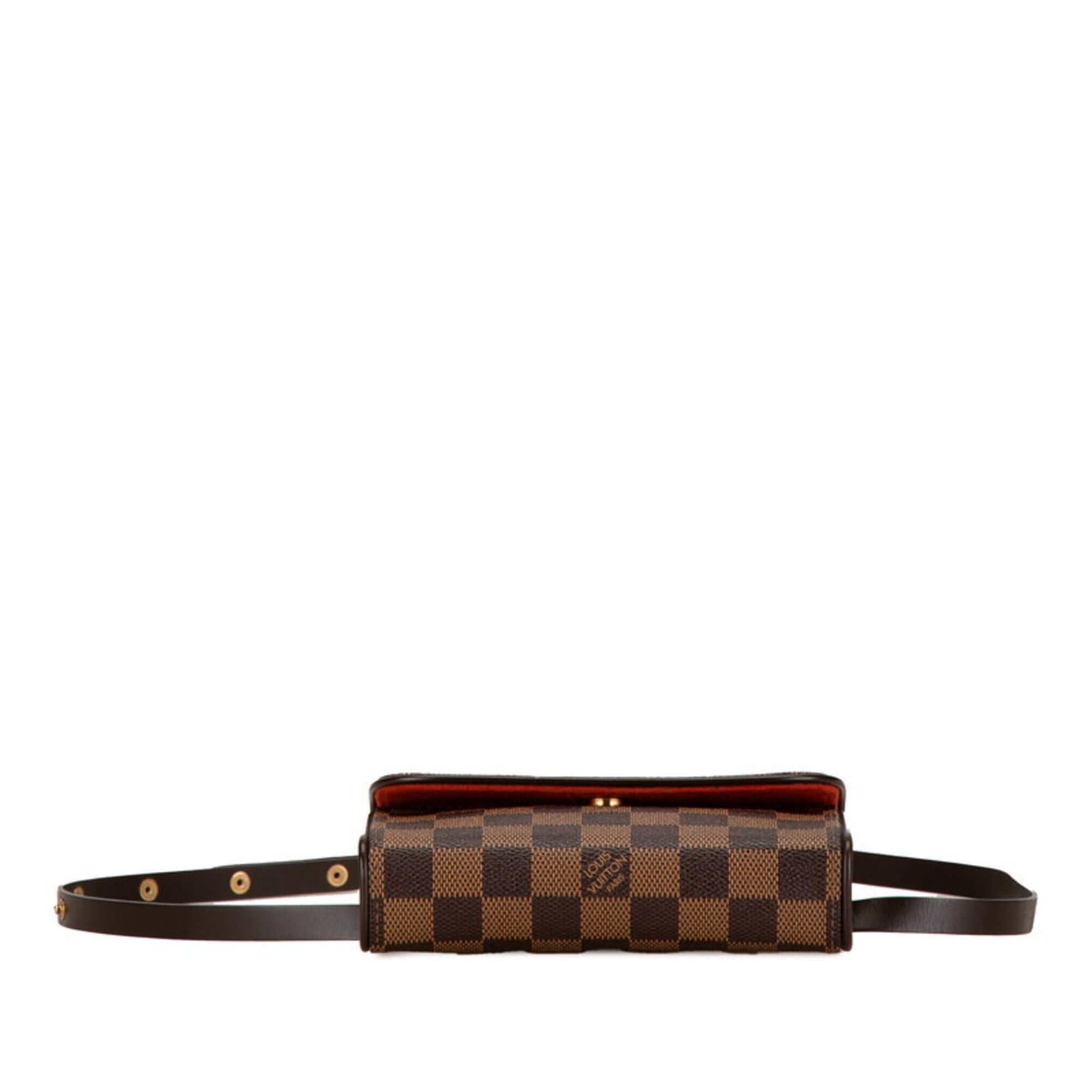 Louis Vuitton Louis Vuitton Damier Florentine Pochette Waist Bag/Waist Pouch N51856 Brown Leather Women's LOUIS VUITTON Size ONE SIZE - 4 Thumbnail