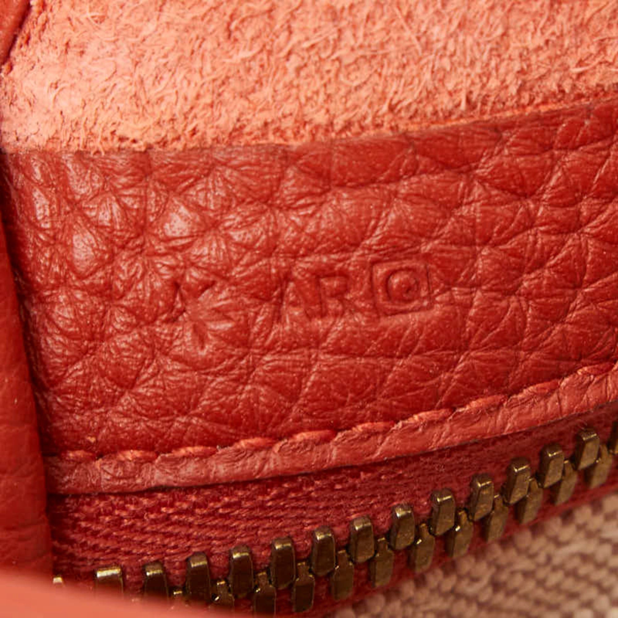 Hermes Hermes Bour Lang Crossbody Shoulder Bag, Rose Jaipur Orange, Taurillon Clemence Leather, Women's HERMES Size ONE SIZE - 11 Thumbnail