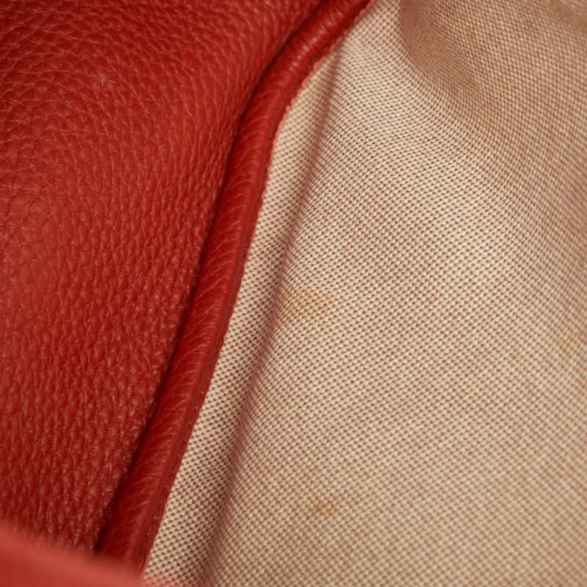 Hermes Hermes Bour Lang Crossbody Shoulder Bag, Rose Jaipur Orange, Taurillon Clemence Leather, Women's HERMES Size ONE SIZE - 8 Thumbnail
