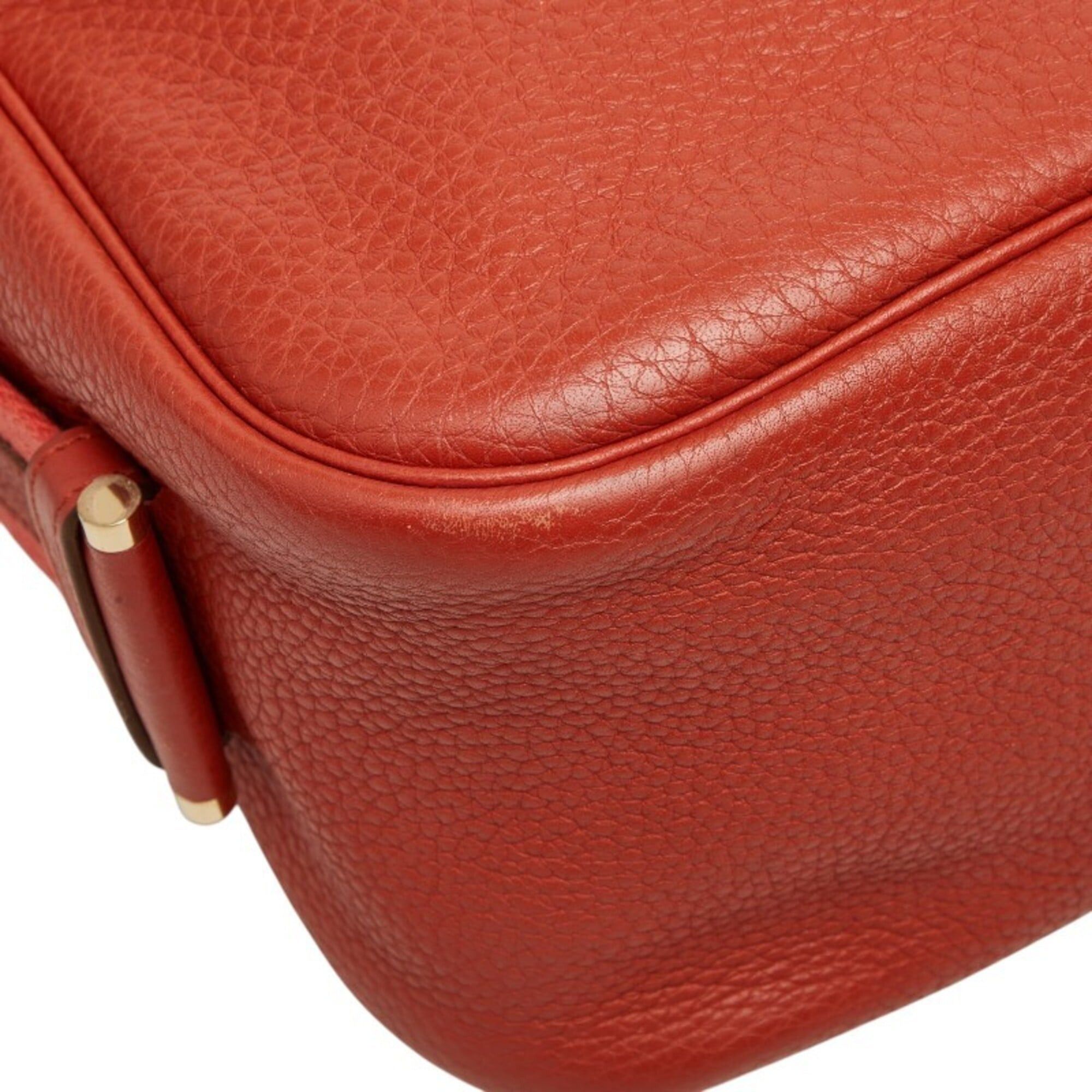 Hermes Hermes Bour Lang Crossbody Shoulder Bag, Rose Jaipur Orange, Taurillon Clemence Leather, Women's HERMES Size ONE SIZE - 7 Thumbnail