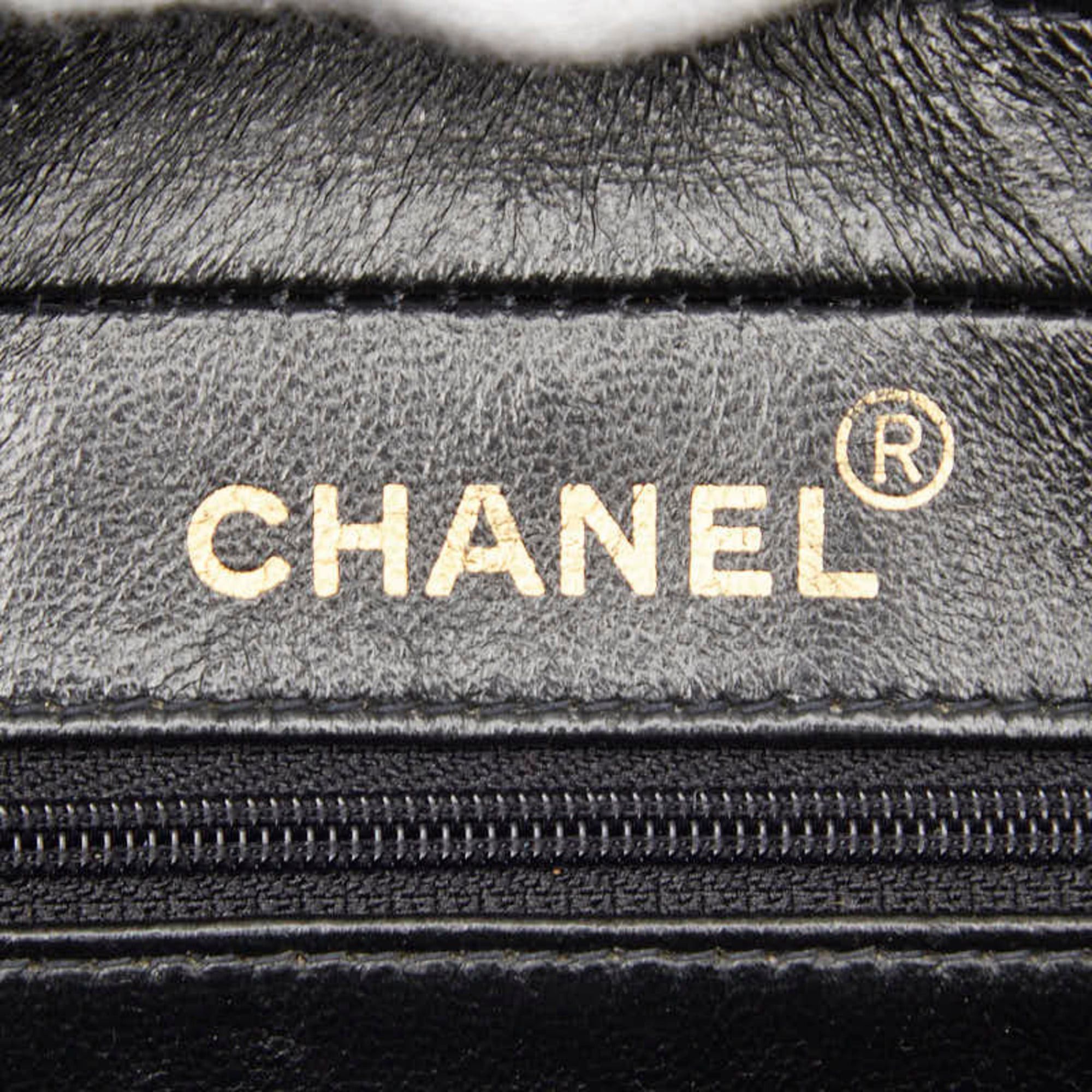 Chanel Chanel Matelassé Coco Mark Crossbody Chain Shoulder Bag, Black with Gold Hardware, Lambskin, Women's CHANEL Size ONE SIZE - 10 Thumbnail