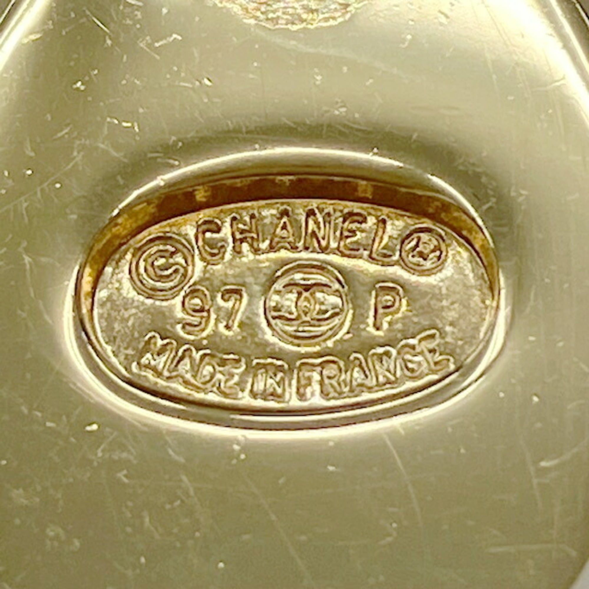 Chanel CHANEL Coco Mark Turnlock Motif Earrings 97P (Women's) Size ONE SIZE - 6 Thumbnail
