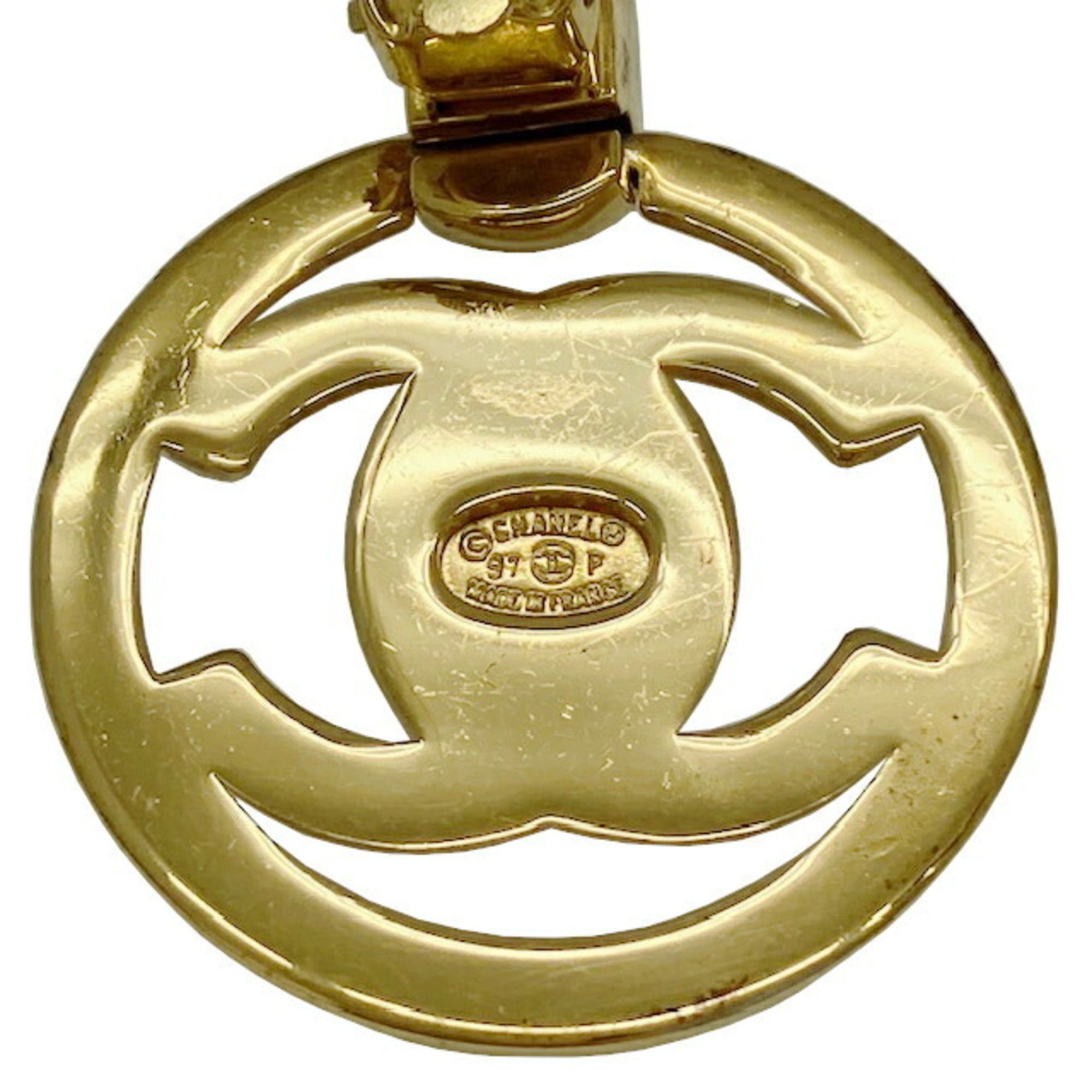 Chanel CHANEL Coco Mark Turnlock Motif Earrings 97P (Women's) Size ONE SIZE - 4 Thumbnail