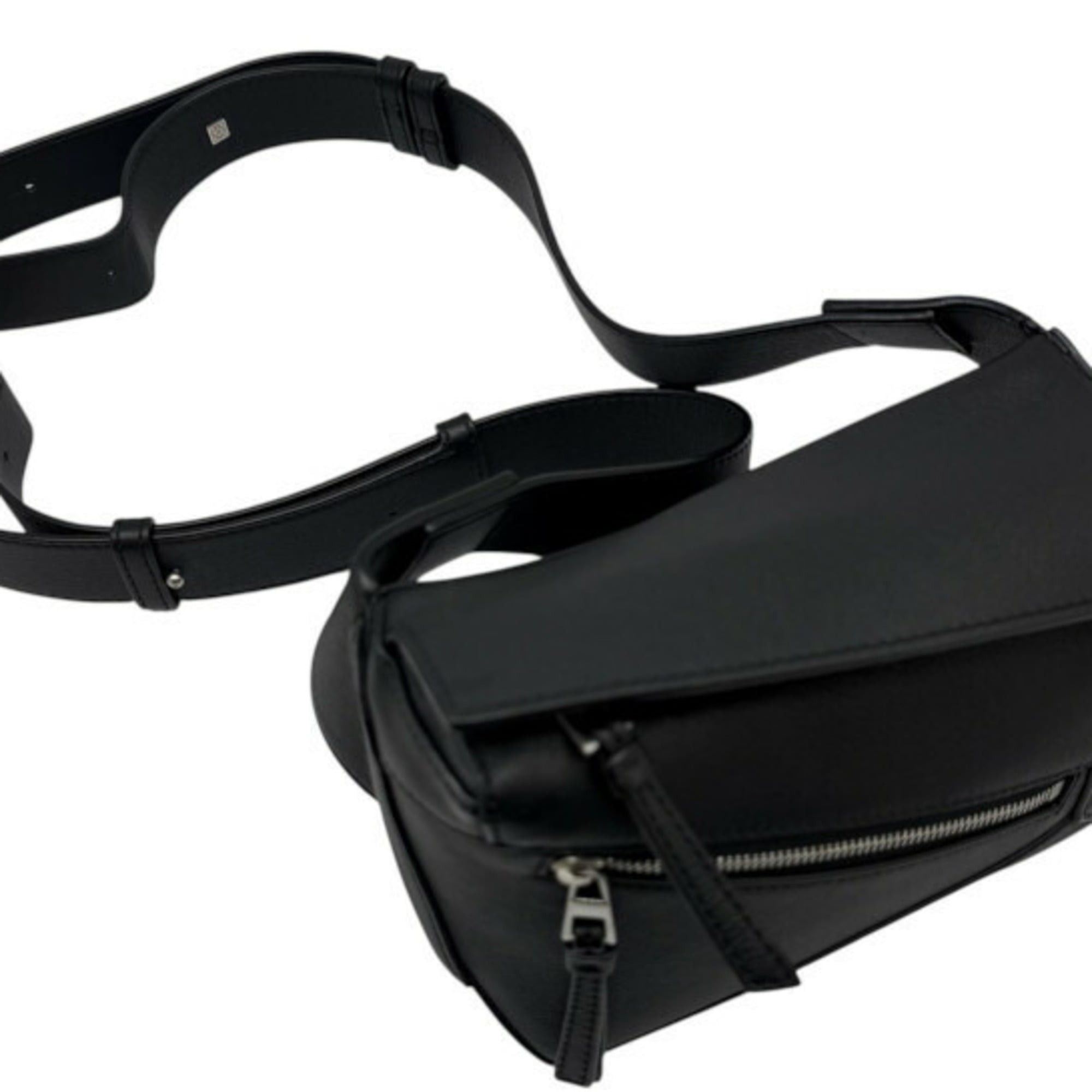 Loewe LOEWE Puzzle Bum Bag Mini Leather Black Body for Men and Women Size ONE SIZE - 13 Thumbnail