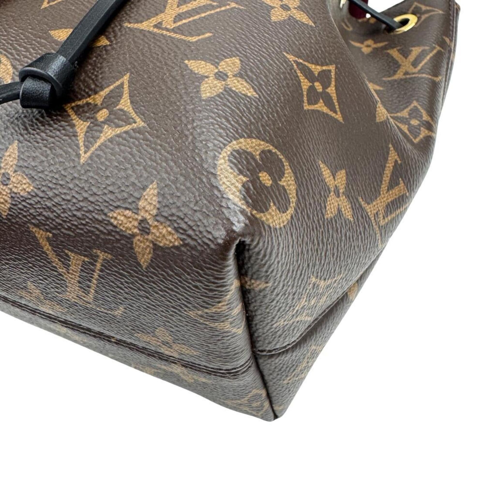 Louis Vuitton LOUIS VUITTON Montsouris NMBB M45516 Monogram Leather Backpack Noir Size ONE SIZE - 7 Thumbnail