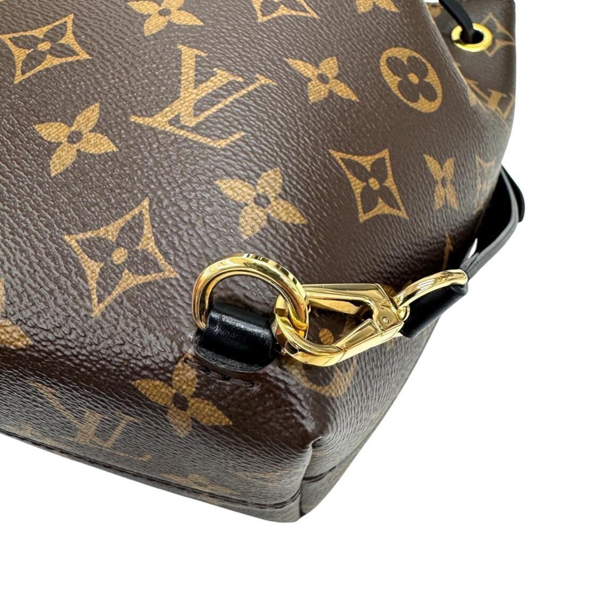 Louis Vuitton LOUIS VUITTON Montsouris NMBB M45516 Monogram Leather Backpack Noir Size ONE SIZE - 8 Thumbnail