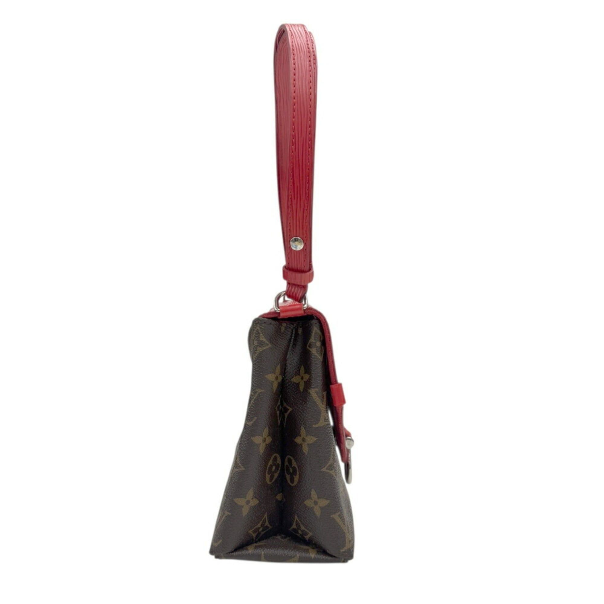 Louis Vuitton Louis Vuitton Monogram Saint Michel Epi Shoulder Bag M44031 Coquelicot Red Brown Women's Size ONE SIZE - 3 Thumbnail