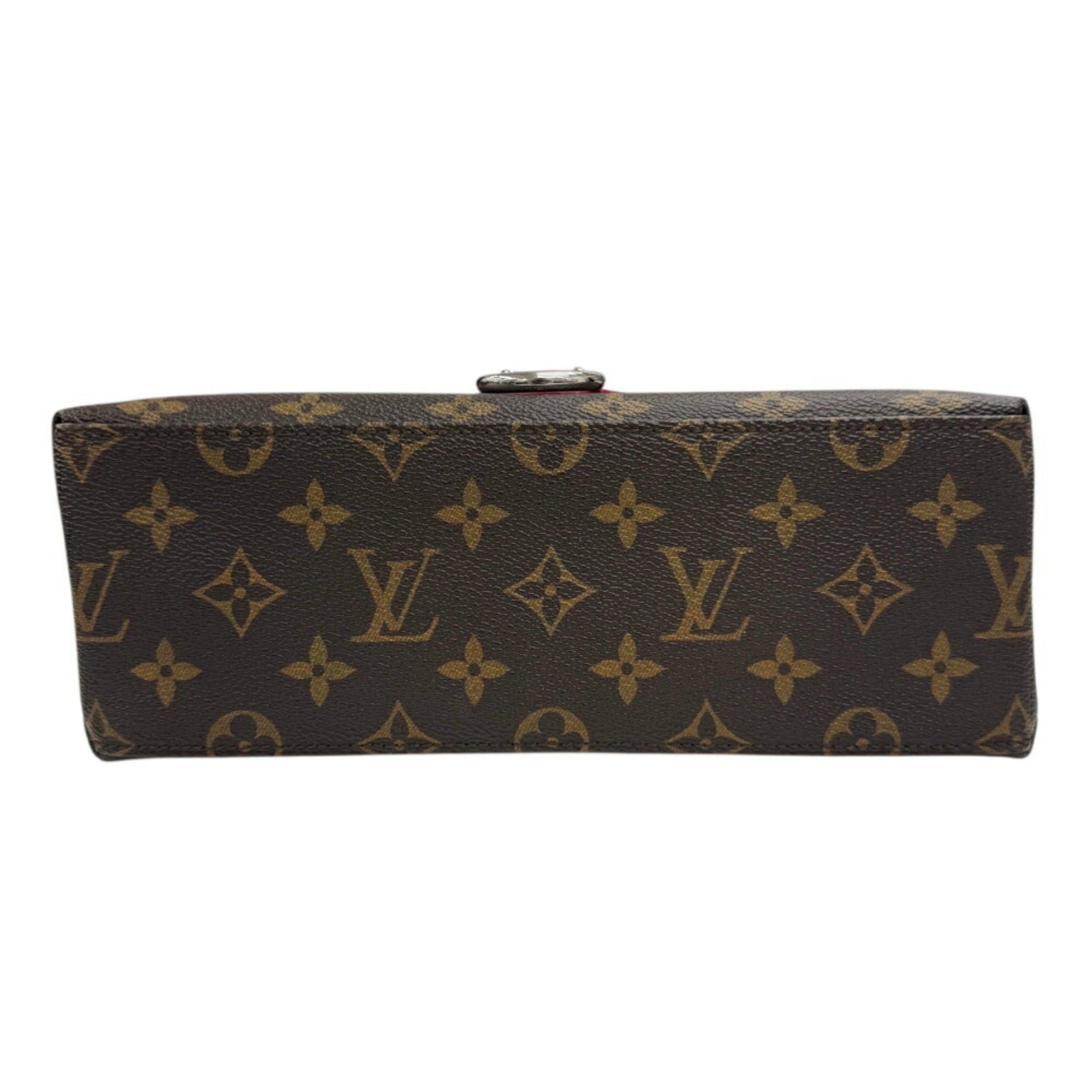Louis Vuitton Louis Vuitton Monogram Saint Michel Epi Shoulder Bag M44031 Coquelicot Red Brown Women's Size ONE SIZE - 5 Thumbnail
