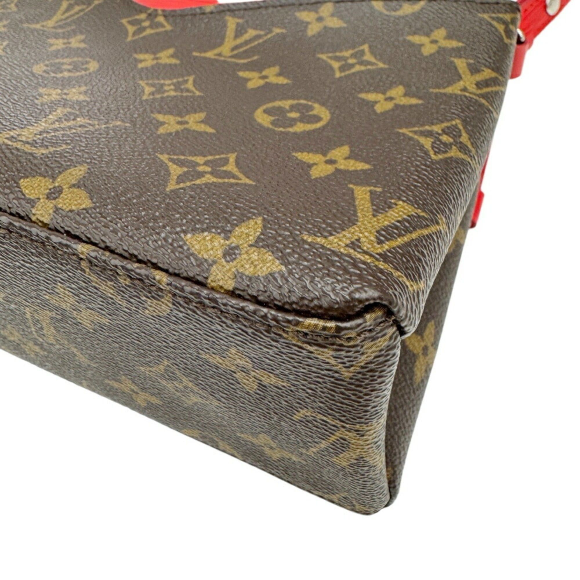 Louis Vuitton Louis Vuitton Monogram Saint Michel Epi Shoulder Bag M44031 Coquelicot Red Brown Women's Size ONE SIZE - 9 Thumbnail
