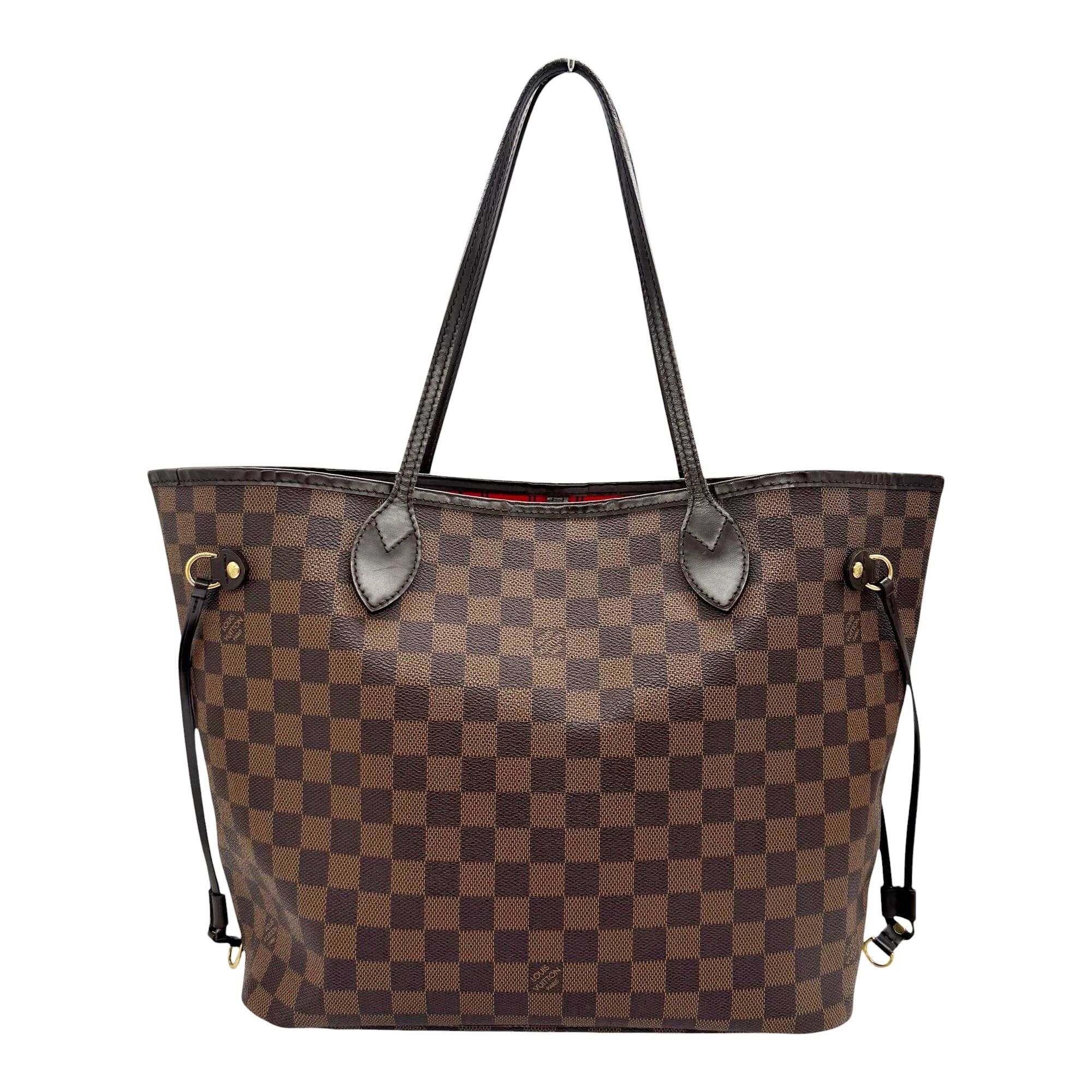Louis Vuitton LOUIS VUITTON Neverfull MM Damier Brown N51105 Shoulder Bag Tote for Women Size ONE SIZE - 2 Thumbnail