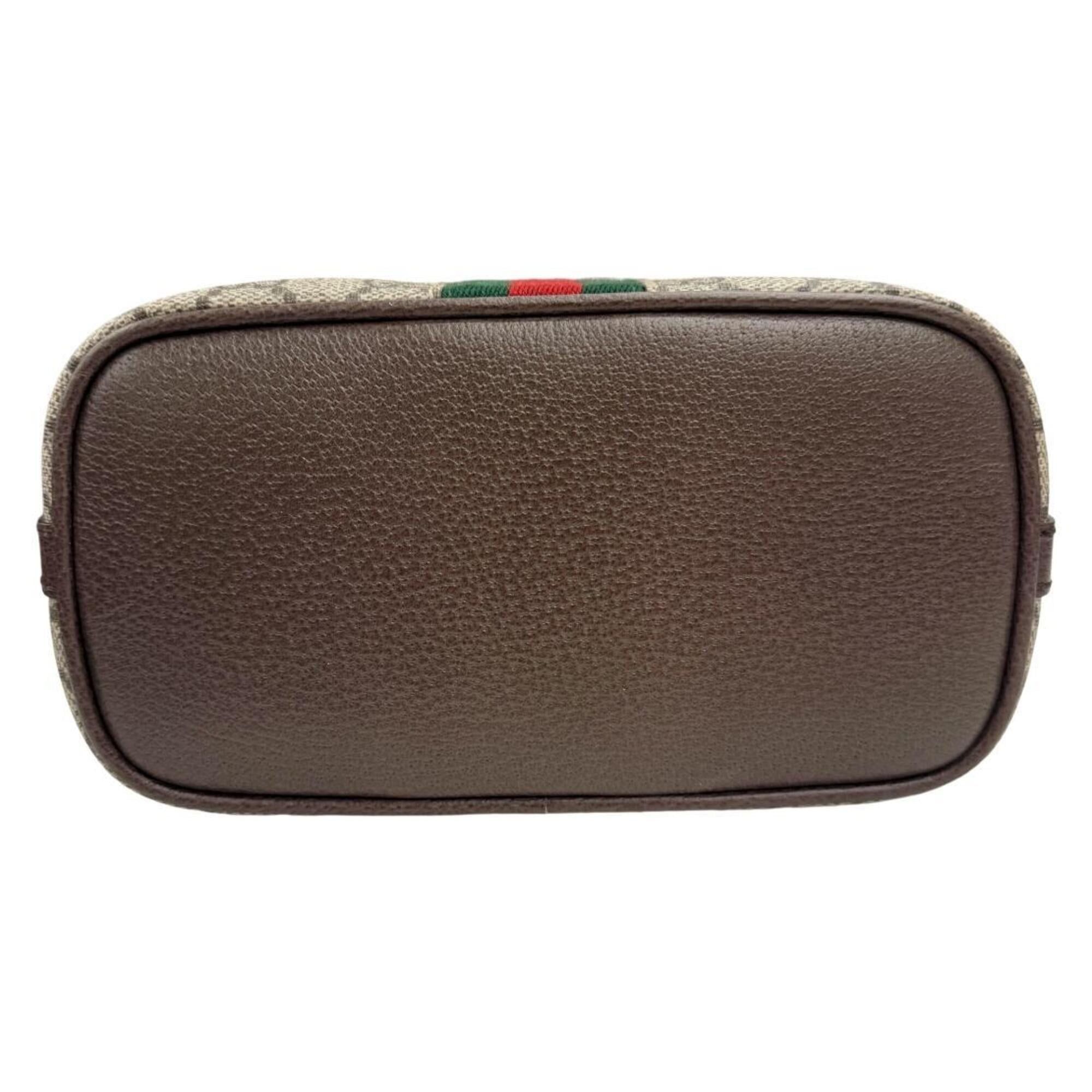 Gucci GUCCI 781397 Ophidia GG Supreme Tote Bag, Sherry Line, Women's Size ONE SIZE - 5 Thumbnail