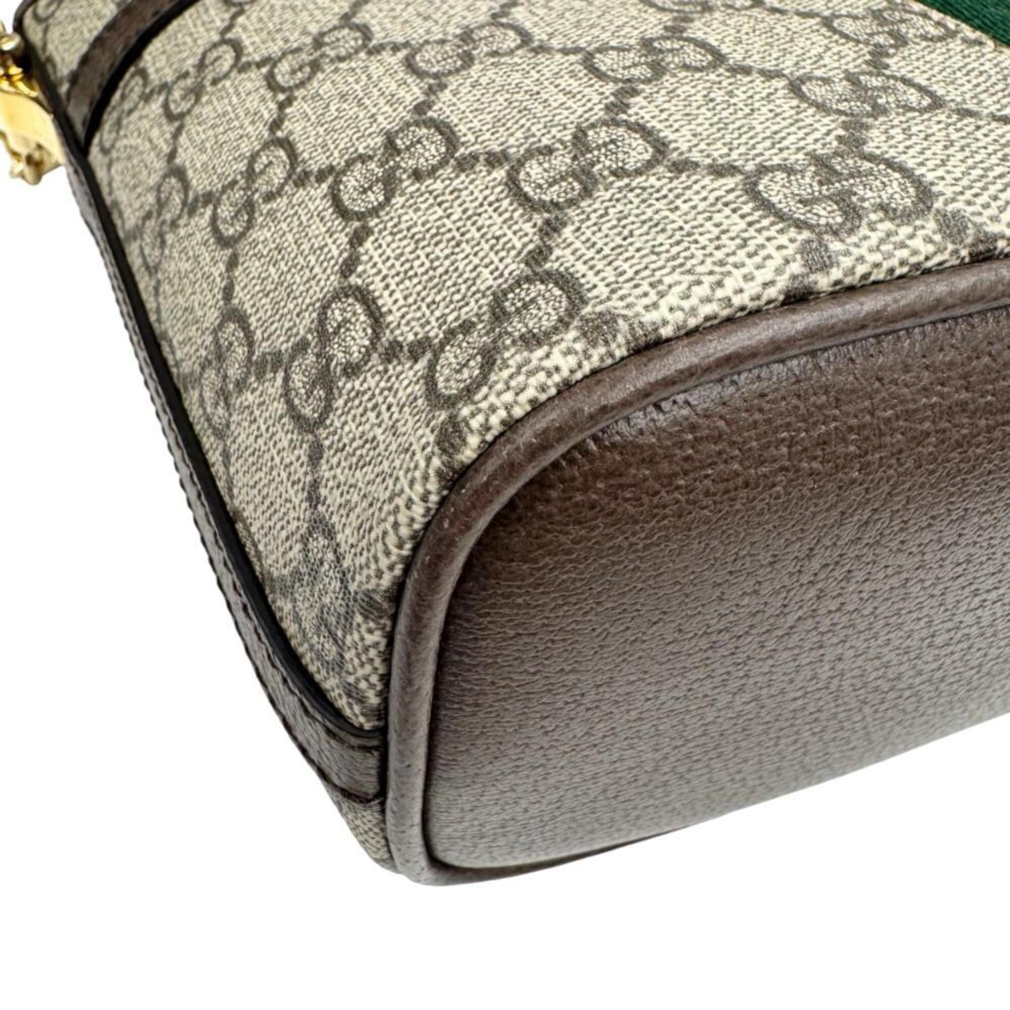 Gucci GUCCI 781397 Ophidia GG Supreme Tote Bag, Sherry Line, Women's Size ONE SIZE - 8 Thumbnail