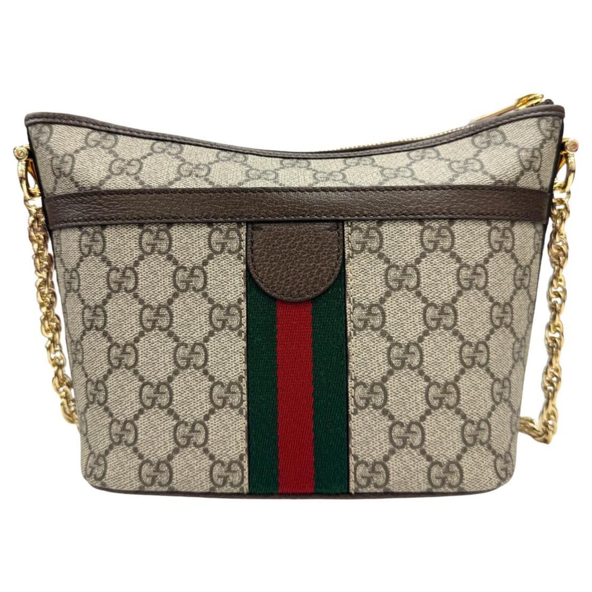 Gucci GUCCI 781397 Ophidia GG Supreme Tote Bag, Sherry Line, Women's Size ONE SIZE - 2 Thumbnail
