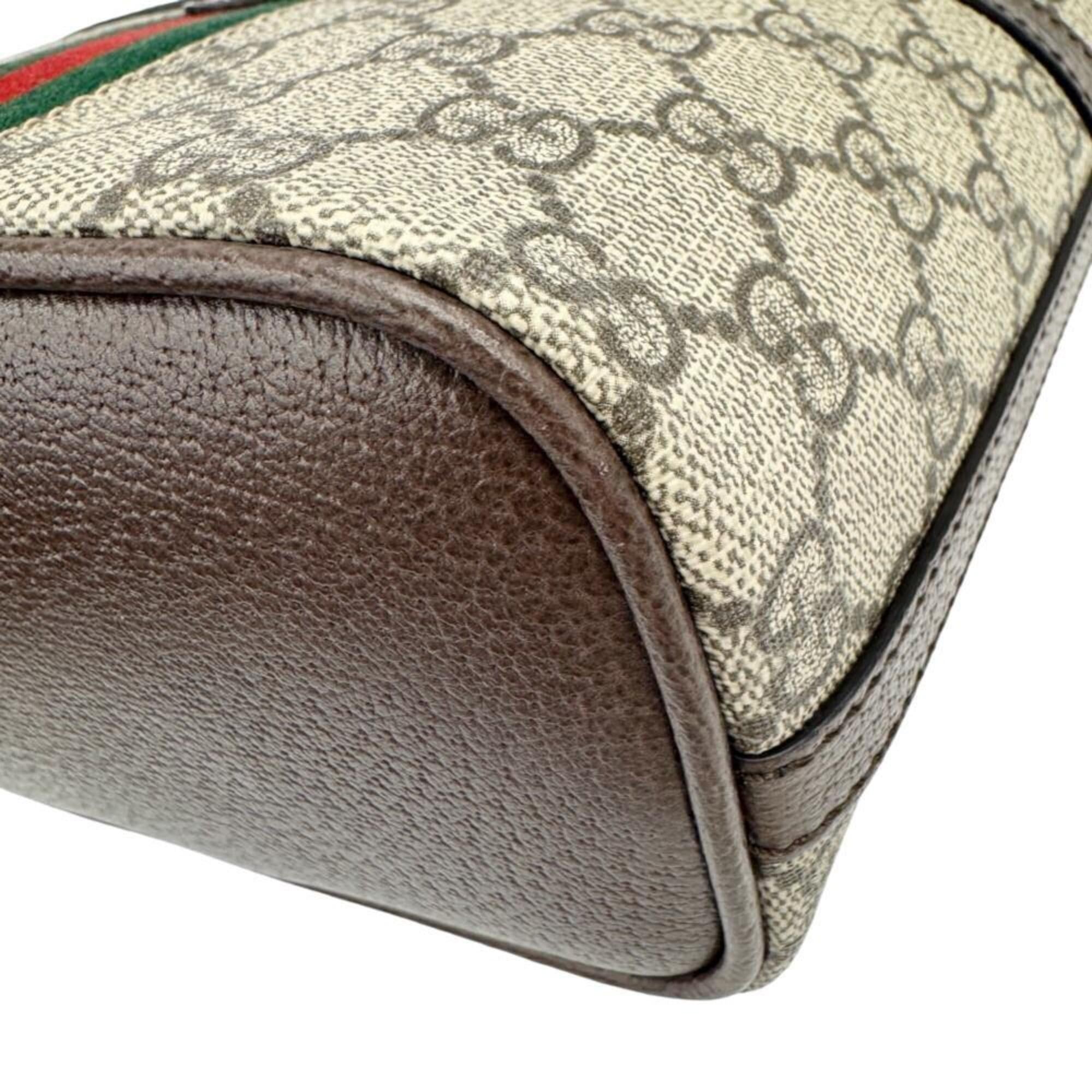 Gucci GUCCI 781397 Ophidia GG Supreme Tote Bag, Sherry Line, Women's Size ONE SIZE - 9 Thumbnail