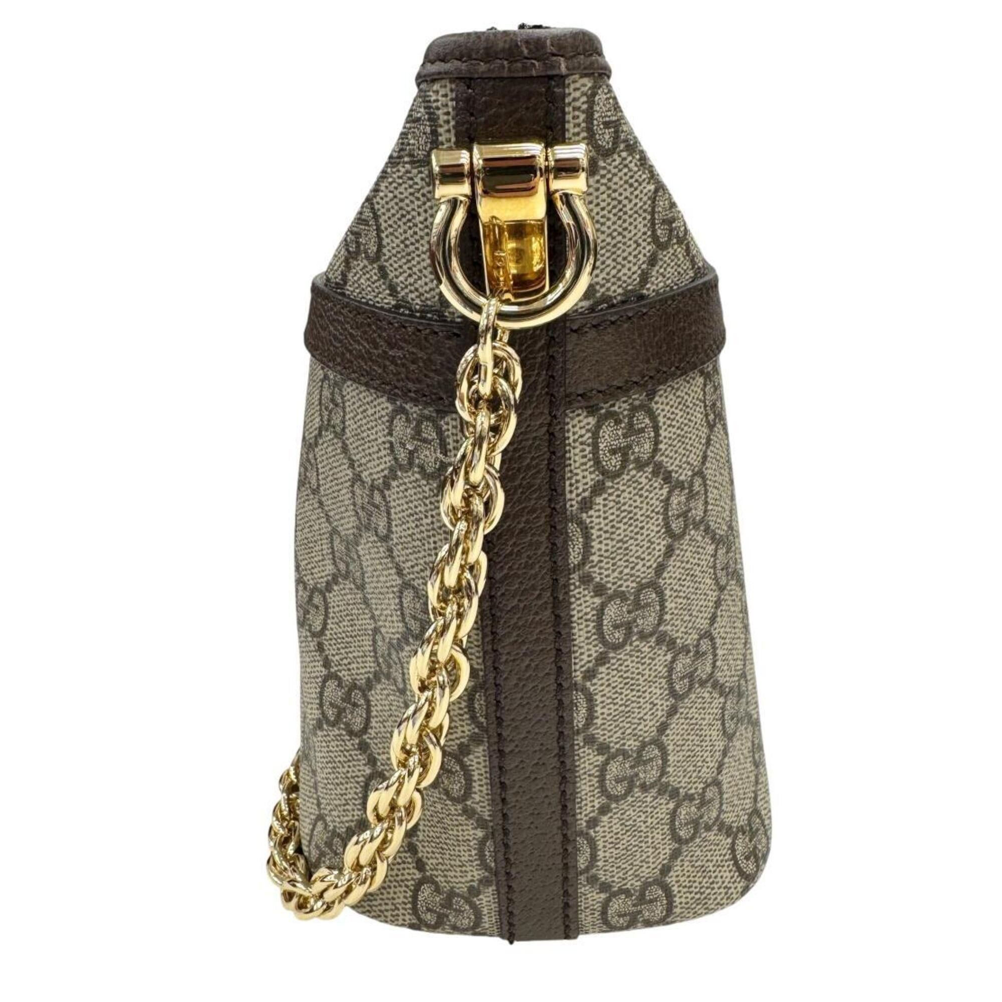 Gucci GUCCI 781397 Ophidia GG Supreme Tote Bag, Sherry Line, Women's Size ONE SIZE - 4 Thumbnail