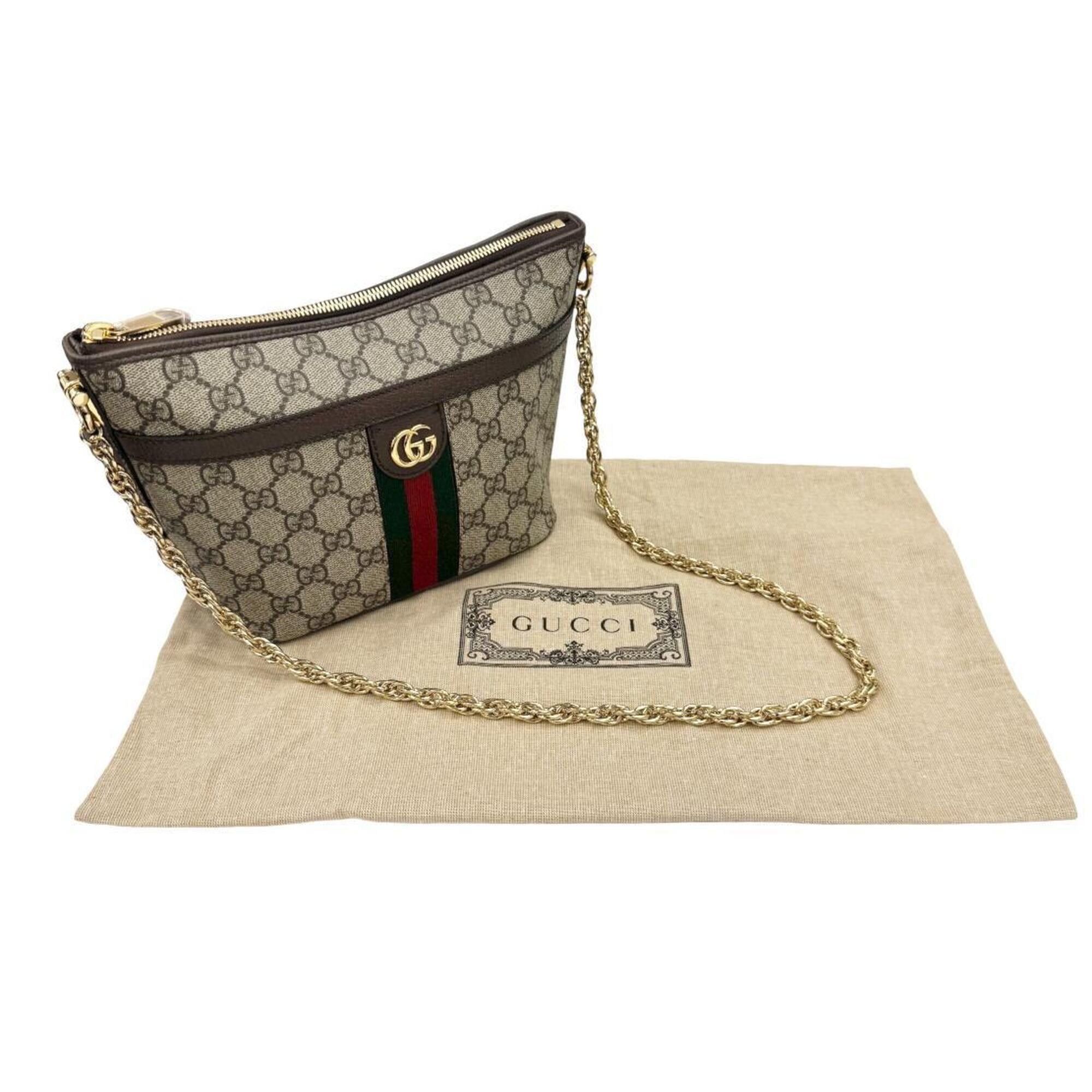 Gucci GUCCI 781397 Ophidia GG Supreme Tote Bag, Sherry Line, Women's Size ONE SIZE - 15 Thumbnail