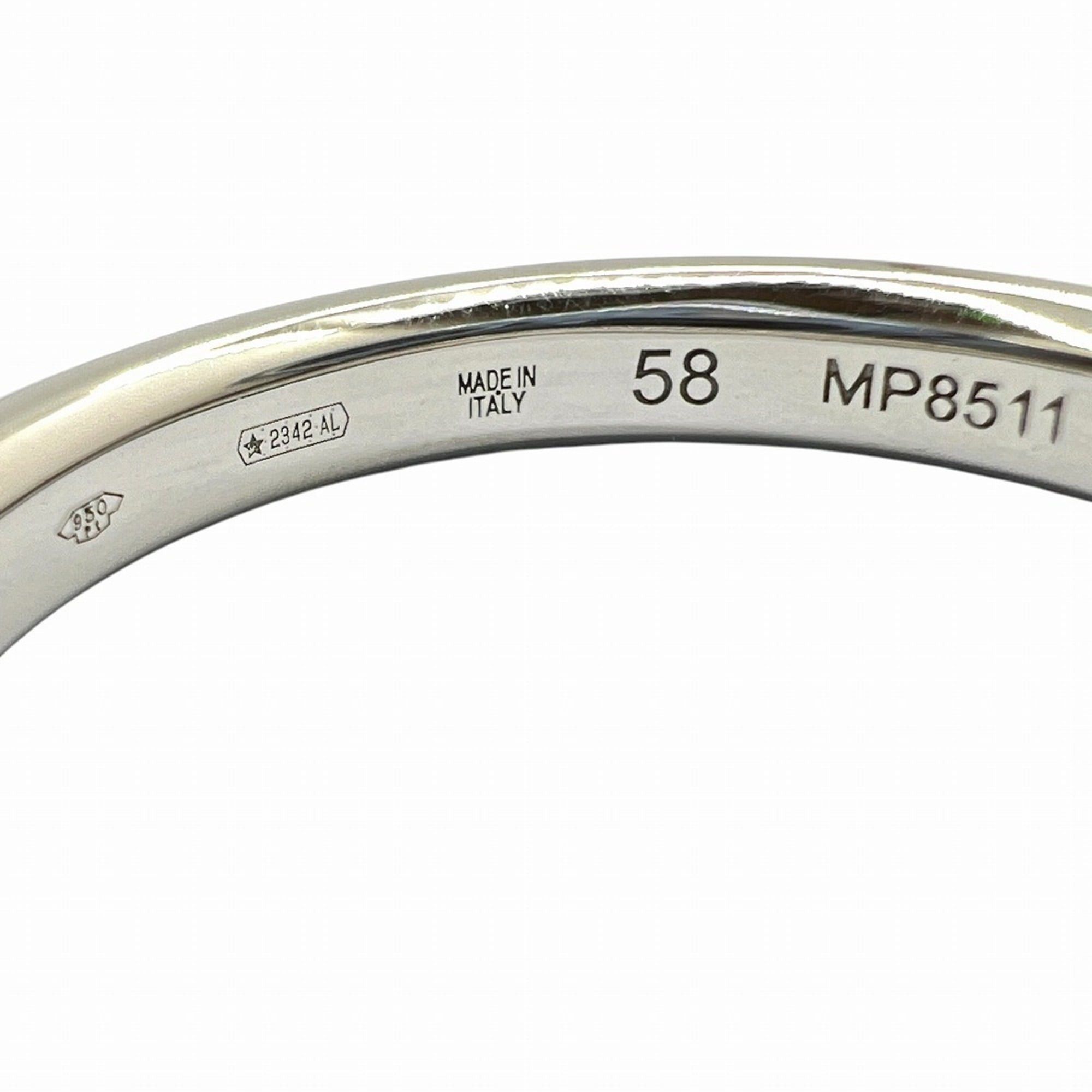 Bvlgari BVLGARI Bulgari PT950 Fedi Ring, Platinum Wedding Men's and Women's Size ONE SIZE - 8 Thumbnail