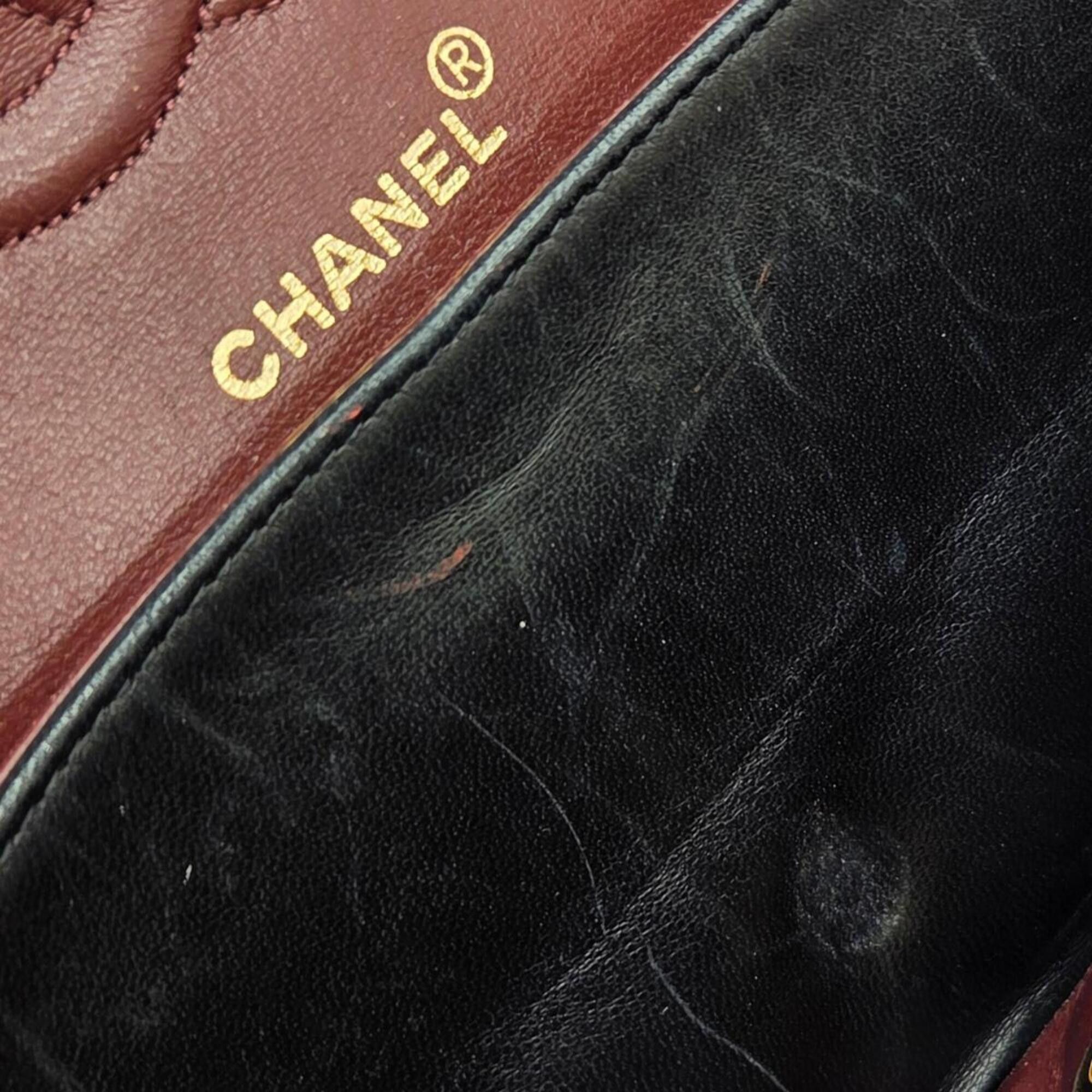 Chanel CHANEL A01112 Matelassé 25 Lambskin Black Shoulder Bag with Coco Mark - Women's Size ONE SIZE - 15 Thumbnail