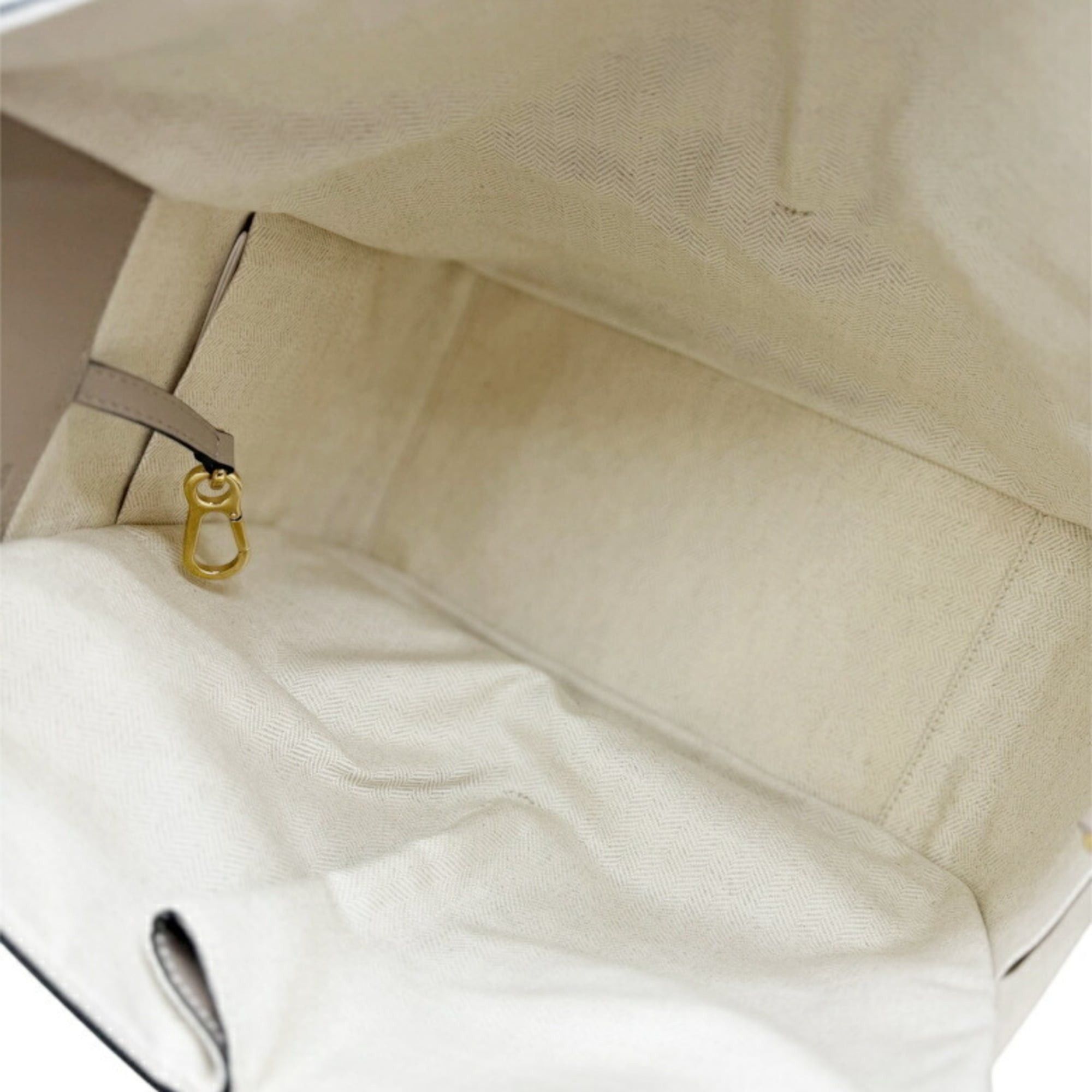 Loewe LOEWE Hammock Small Leather Shoulder Bag (Grey Beige) - Women's Handbag Size ONE SIZE - 9 Thumbnail