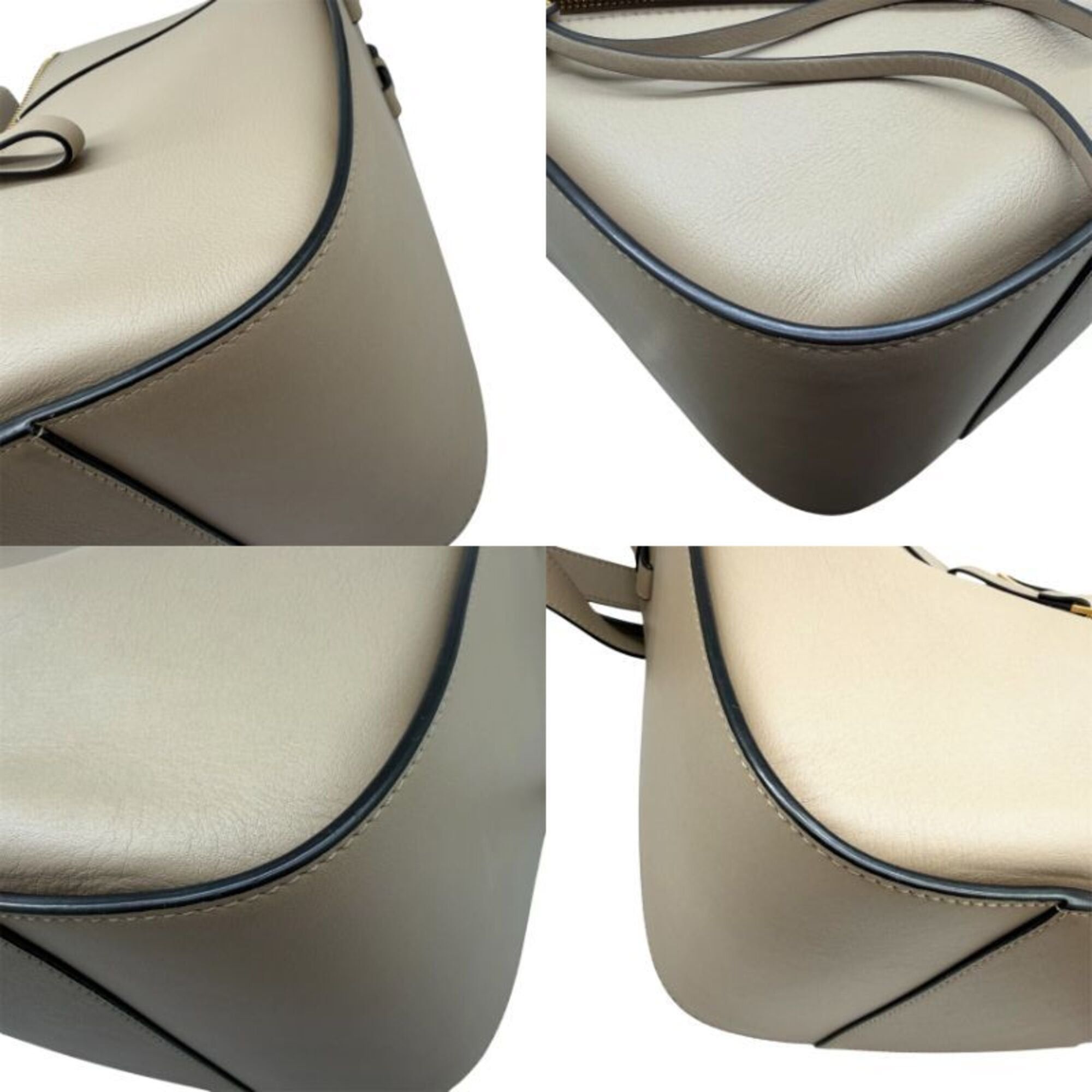 Loewe LOEWE Hammock Small Leather Shoulder Bag (Grey Beige) - Women's Handbag Size ONE SIZE - 6 Thumbnail