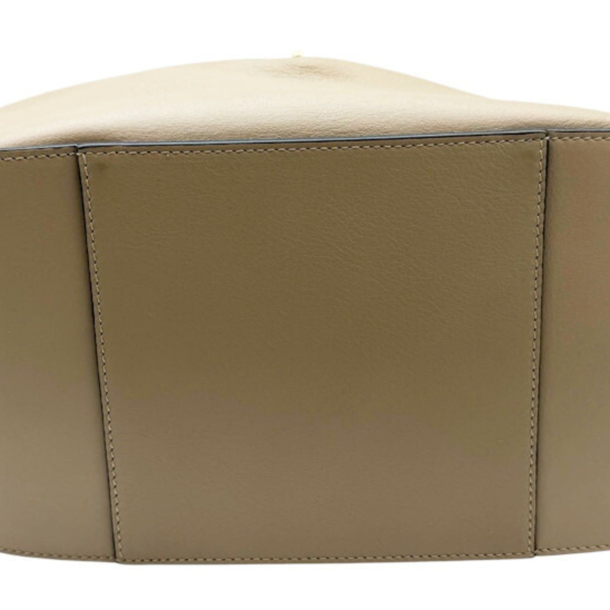 Loewe LOEWE Hammock Small Leather Shoulder Bag (Grey Beige) - Women's Handbag Size ONE SIZE - 5 Thumbnail