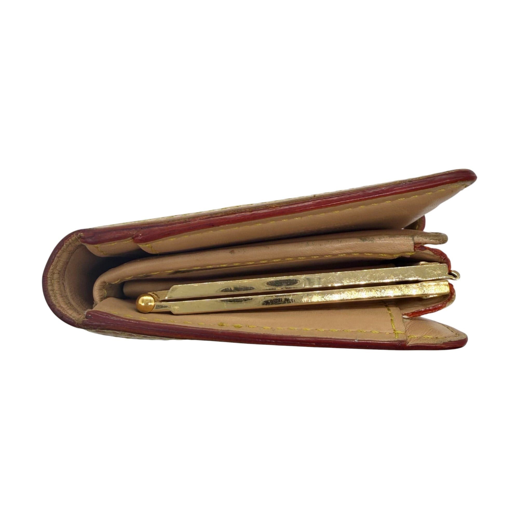 Louis Vuitton Louis Vuitton Bi-fold Wallet Portemonnaie Billet Viennois Monogram Multicolor Blanc White Leather M92987 Women's Size ONE SIZE - 5 Thumbnail