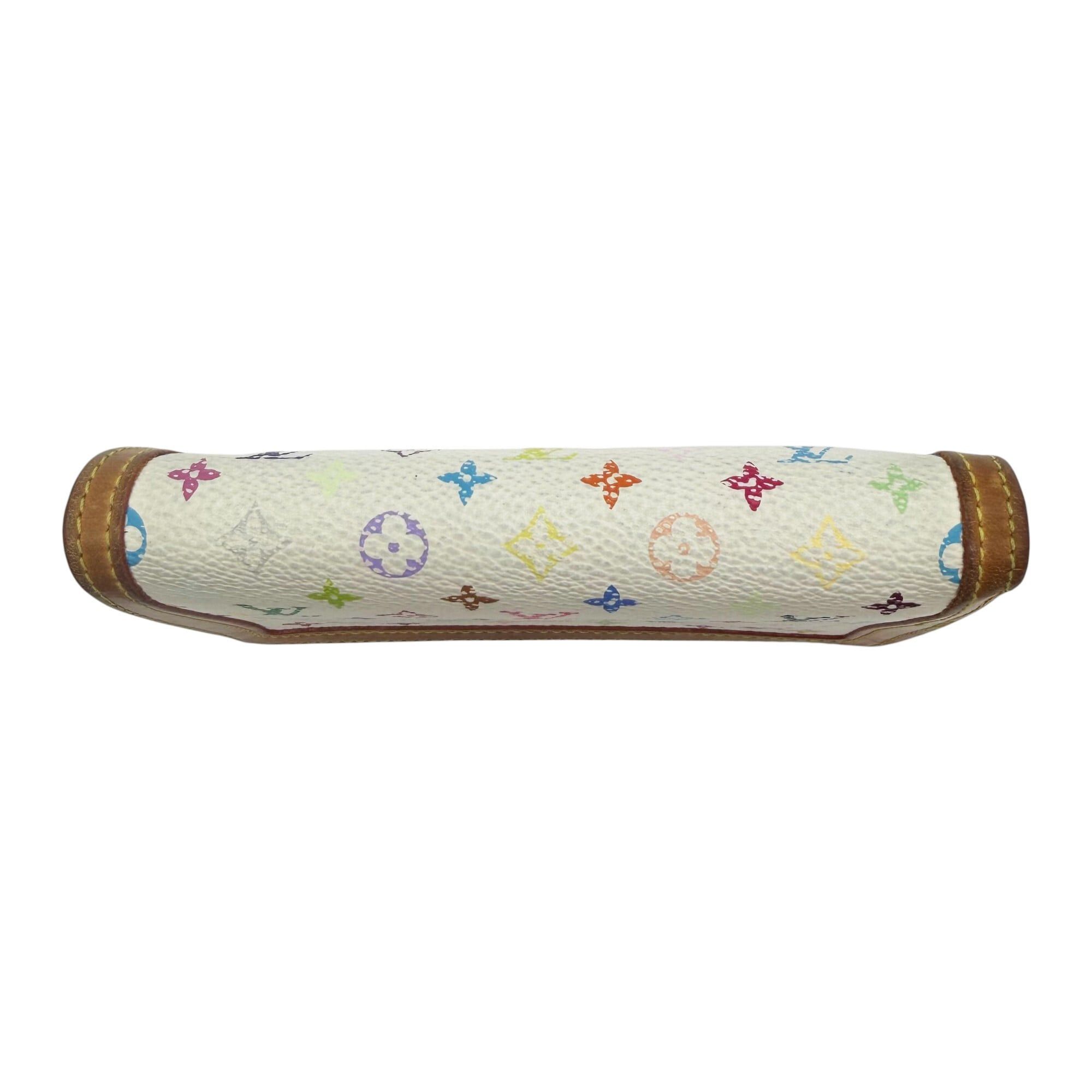 Louis Vuitton Louis Vuitton Bi-fold Wallet Portemonnaie Billet Viennois Monogram Multicolor Blanc White Leather M92987 Women's Size ONE SIZE - 3 Thumbnail