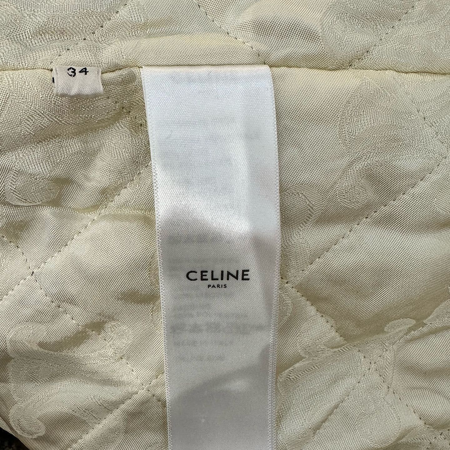 Celine CELINE Plaid Shirt Jacket Size 34 Size XS / US 0-2 / IT 36-38 - 4 Thumbnail
