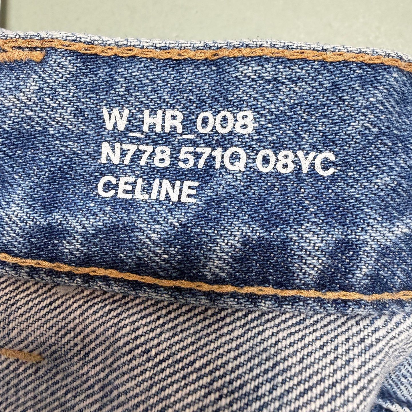 Celine Celine Washed Straight Leg Jeans Size 28 Size 28" / US 6 / IT 42 - 3 Thumbnail