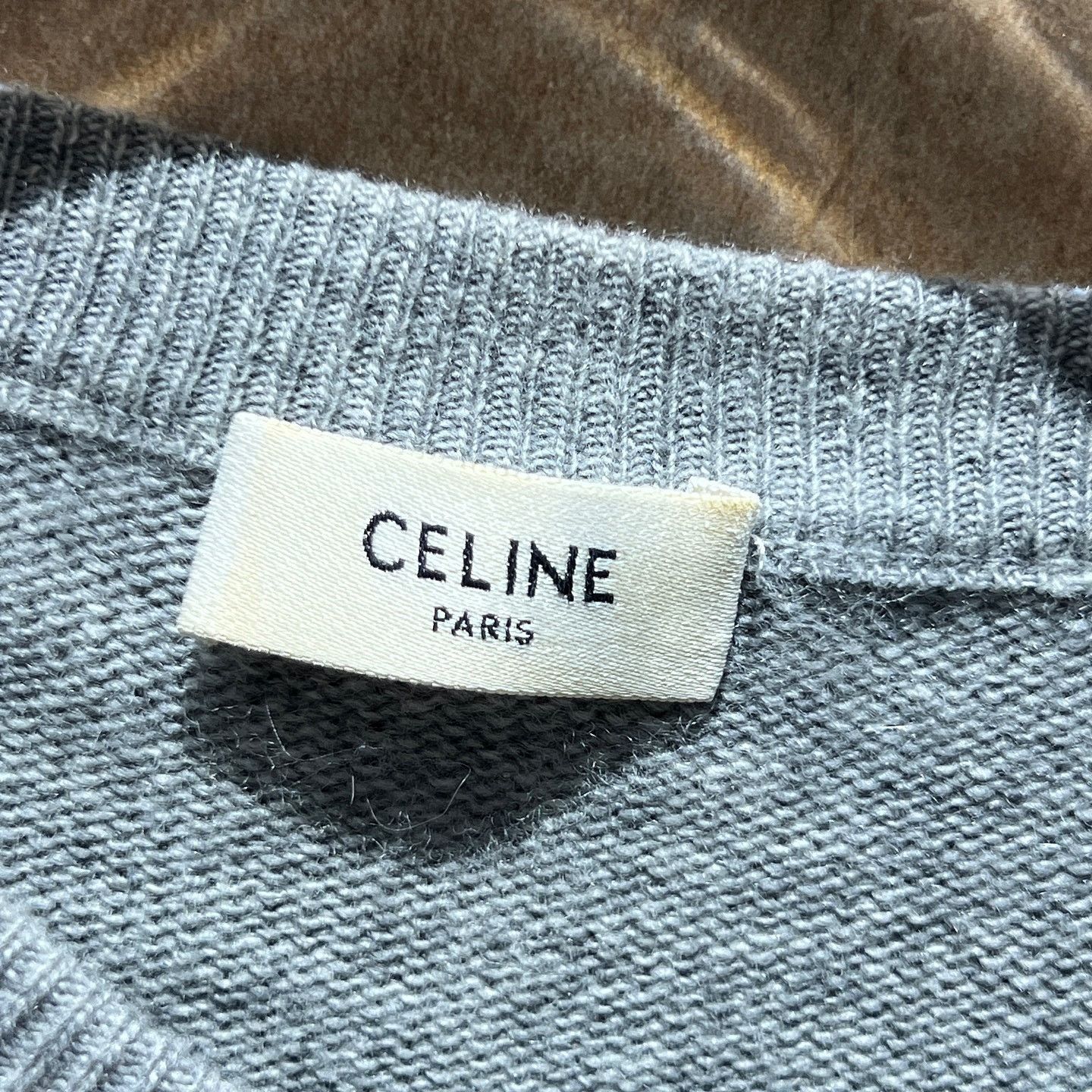 Celine Celine Logo Wool Cashmere Sweater Size S Size S / US 4 / IT 40 - 3 Thumbnail