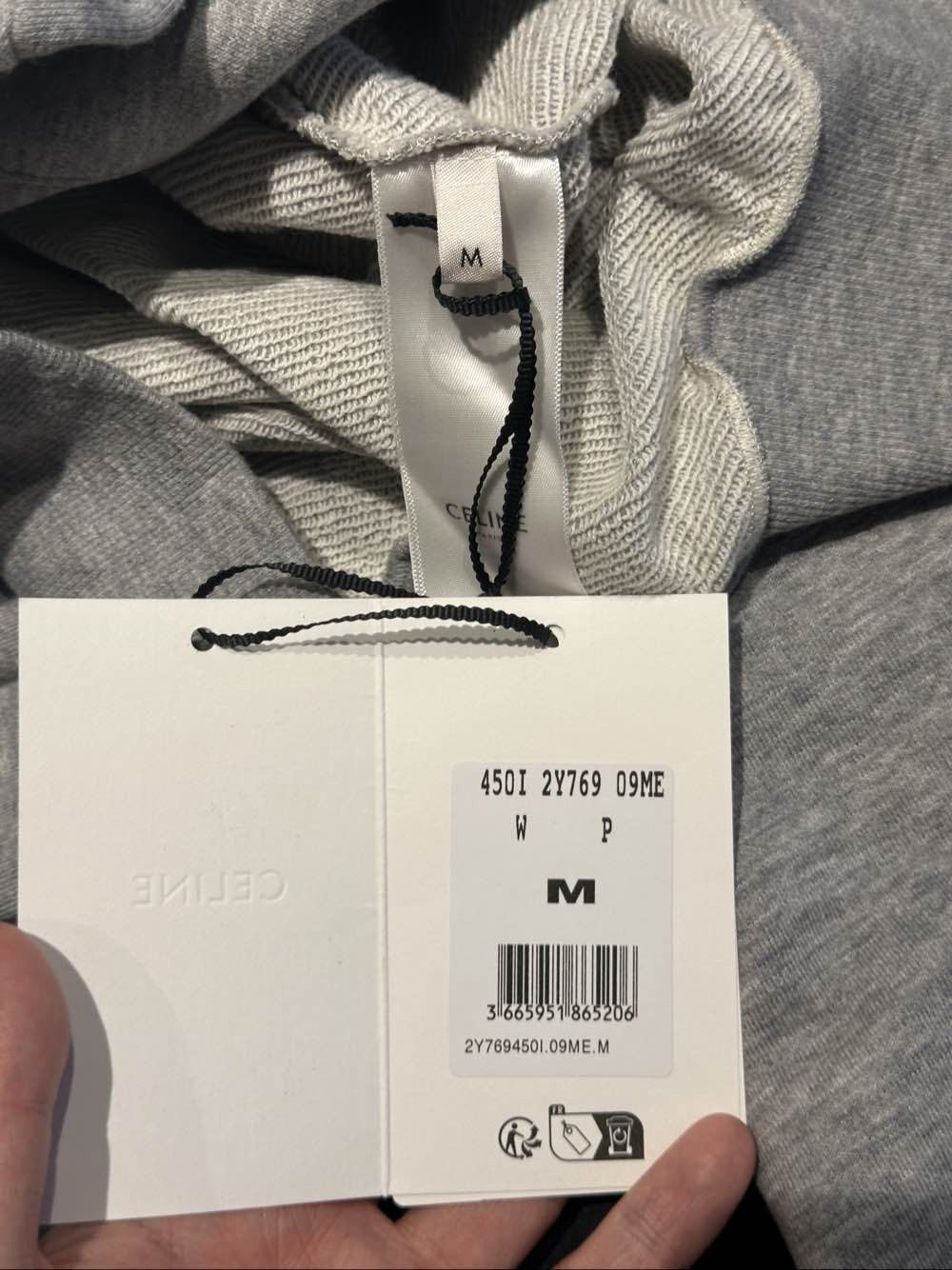 Celine Celine Triomphe Logo Hoodie Size M Size M / US 6-8 / IT 42-44 - 5 Thumbnail
