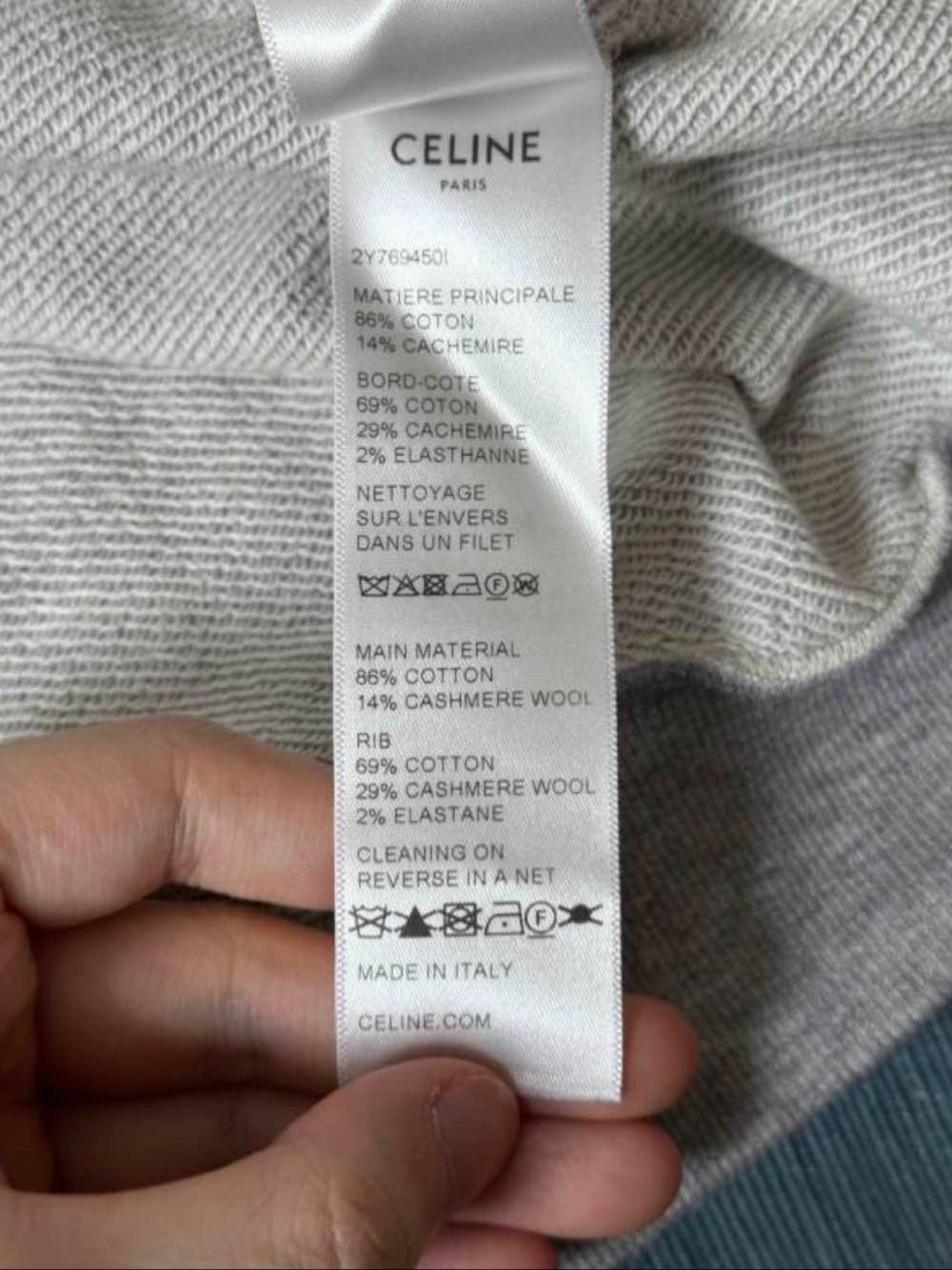Celine Celine Triomphe Logo Hoodie Size M Size M / US 6-8 / IT 42-44 - 4 Thumbnail