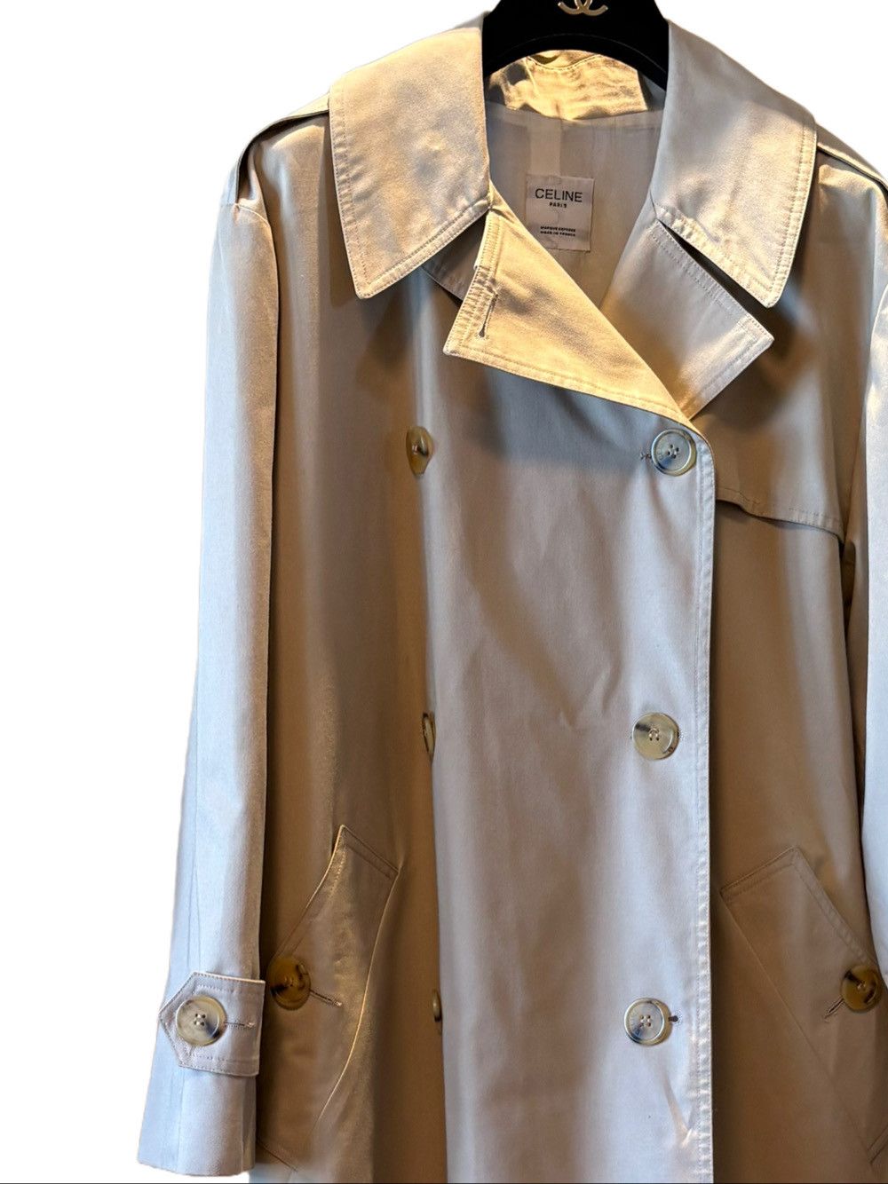 Celine Celine Double Breasted Trench Coat Size 40 Size M / US 6-8 / IT 42-44 - 12 Thumbnail