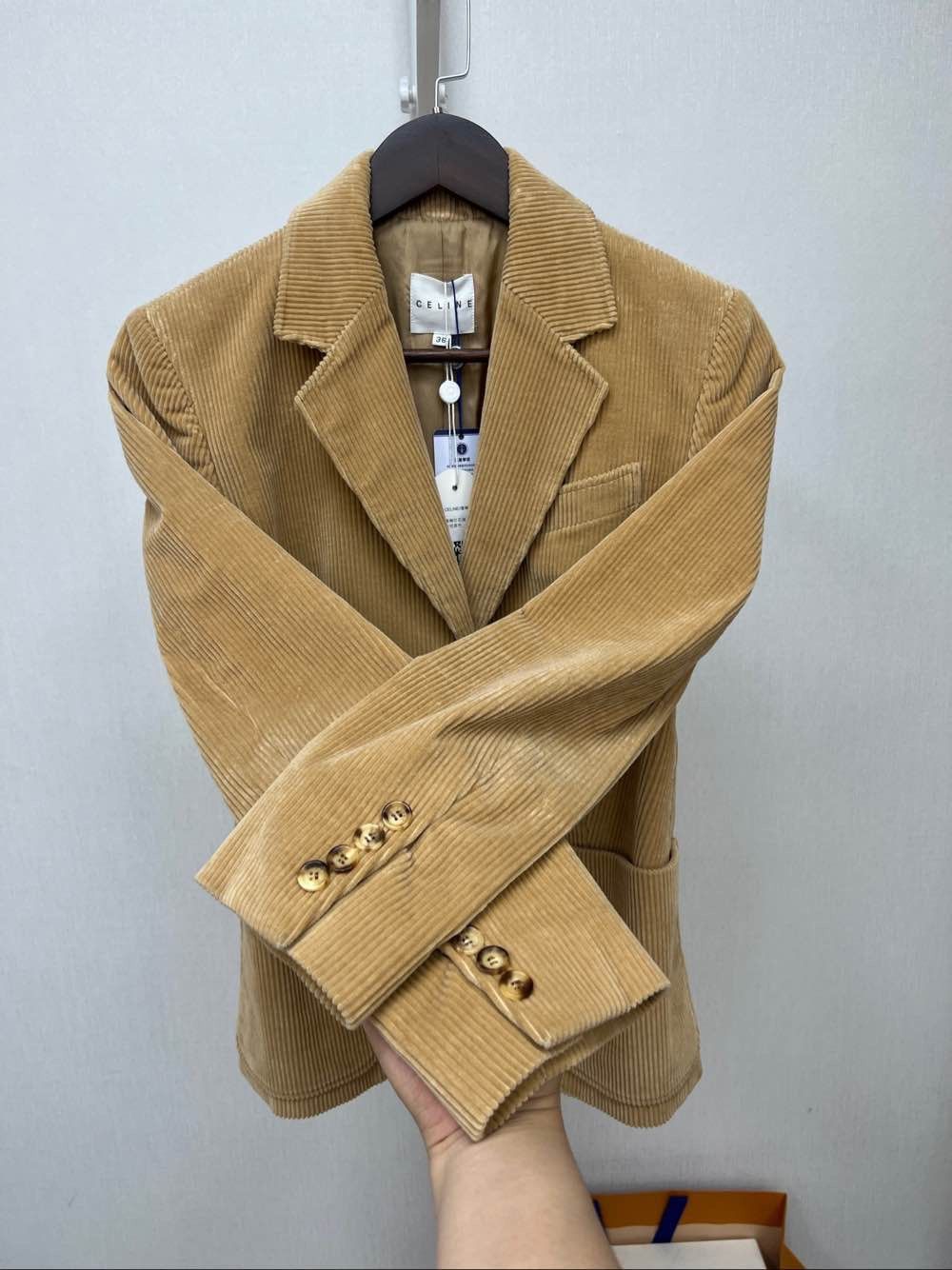 Celine Celine Brown Corduroy Blazer Size 36 Size XS / US 0-2 / IT 36-38 - 5 Thumbnail