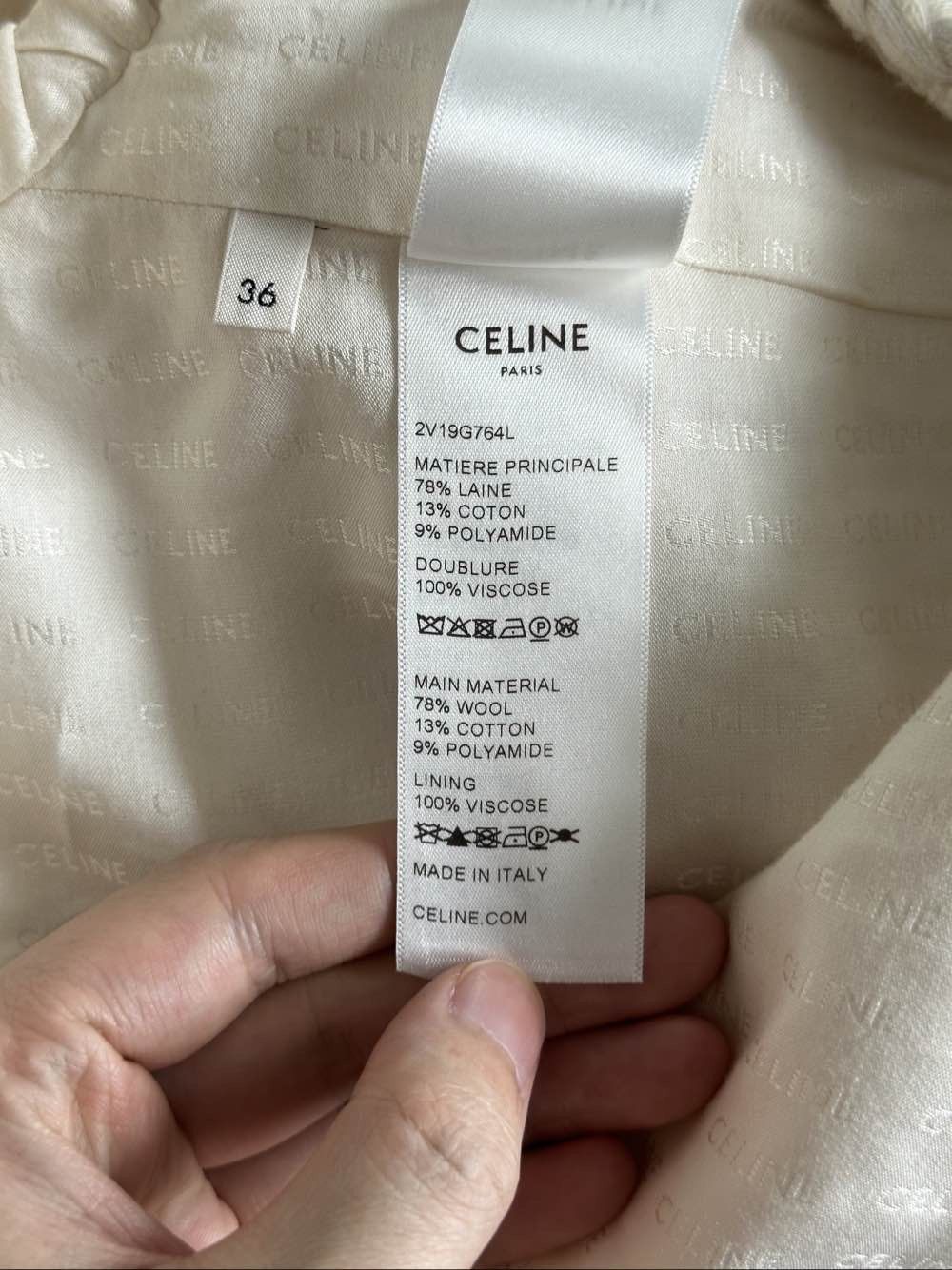 Celine Celine Tweed Jacket Size 36 Size XS / US 0-2 / IT 36-38 - 5 Thumbnail