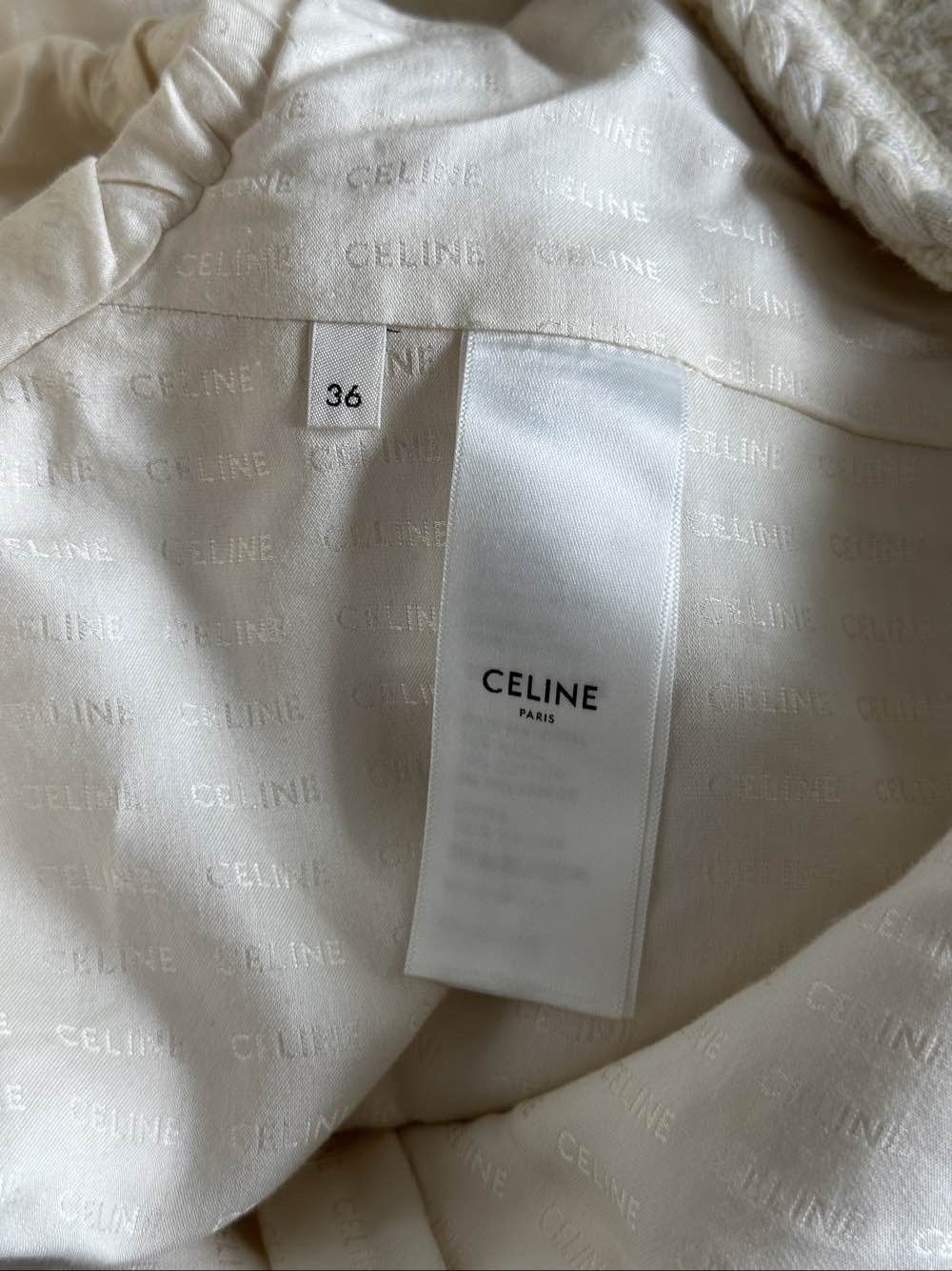 Celine Celine Tweed Jacket Size 36 Size XS / US 0-2 / IT 36-38 - 4 Thumbnail