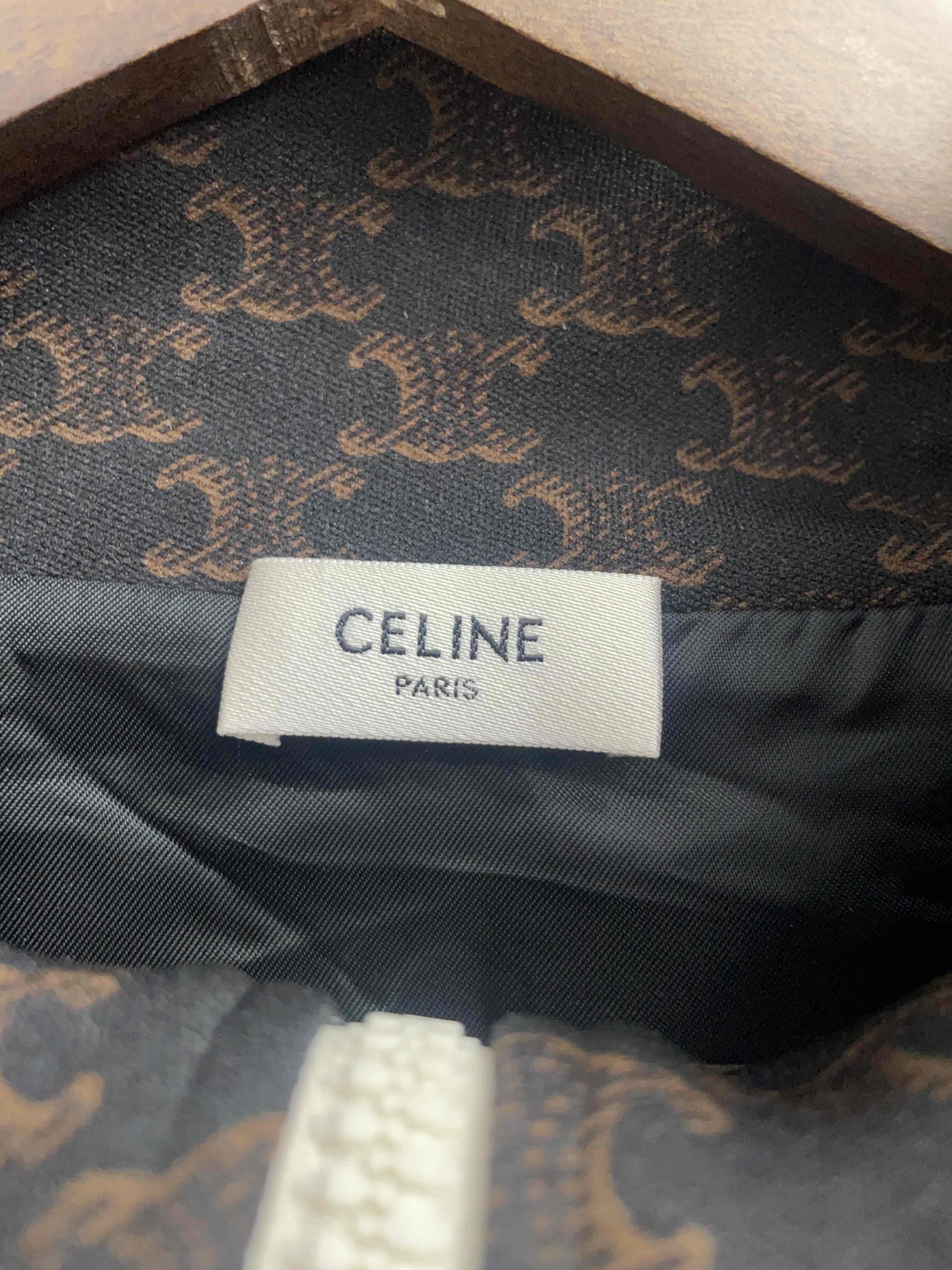 Celine Celine Triomphe Monogram Track Jacket Size L Size US L / EU 52-54 / 3 - 3 Thumbnail