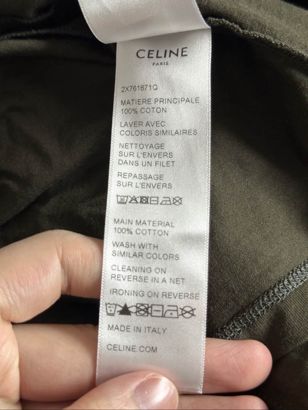 Celine CELINE Logo Crop T-Shirt Size XS Size XS / US 0-2 / IT 36-38 - 4 Thumbnail