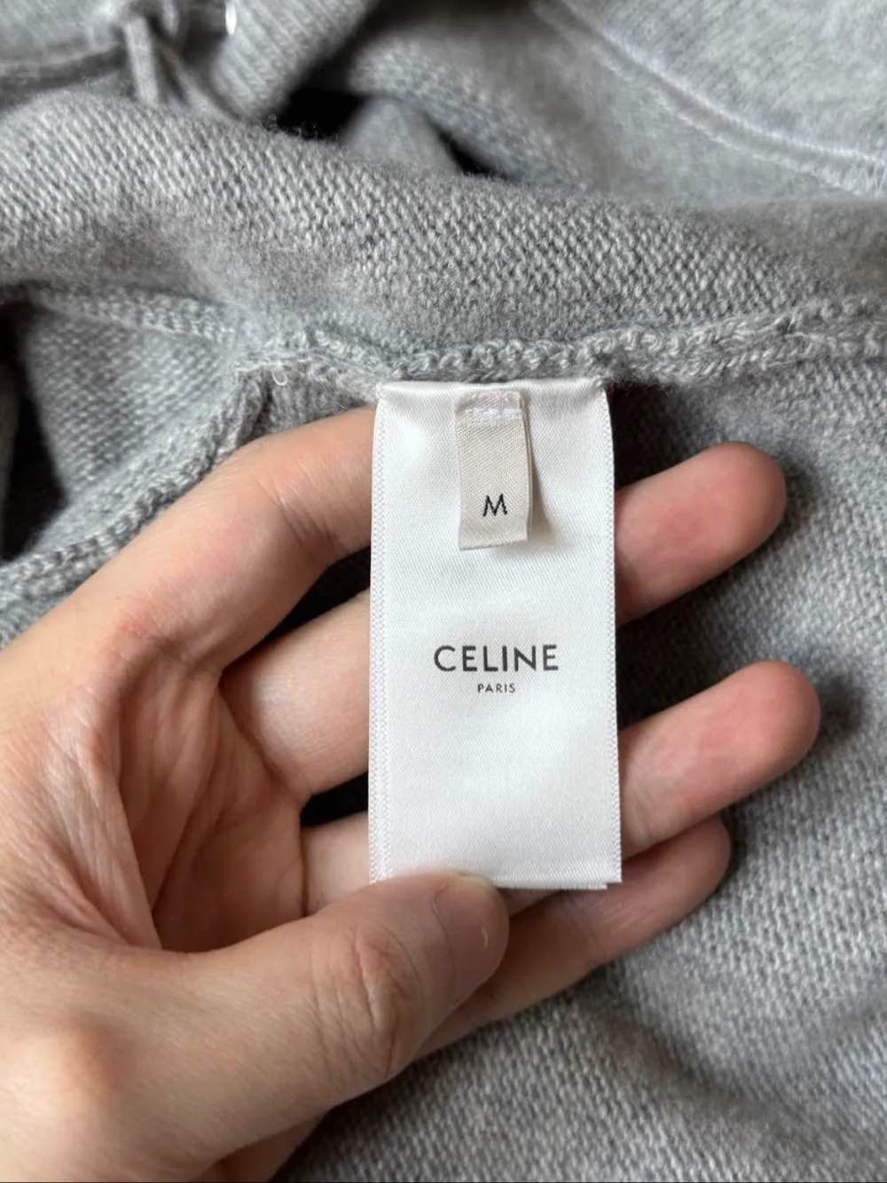 Celine Celine Logo Wool Cashmere Sweater Size M Size M / US 6-8 / IT 42-44 - 4 Thumbnail