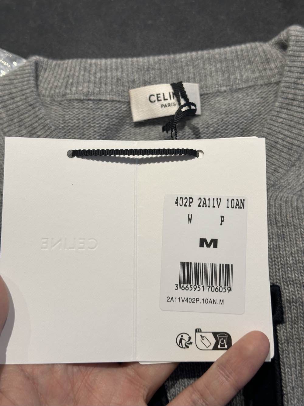 Celine Celine Logo Wool Cashmere Sweater Size M Size M / US 6-8 / IT 42-44 - 3 Thumbnail